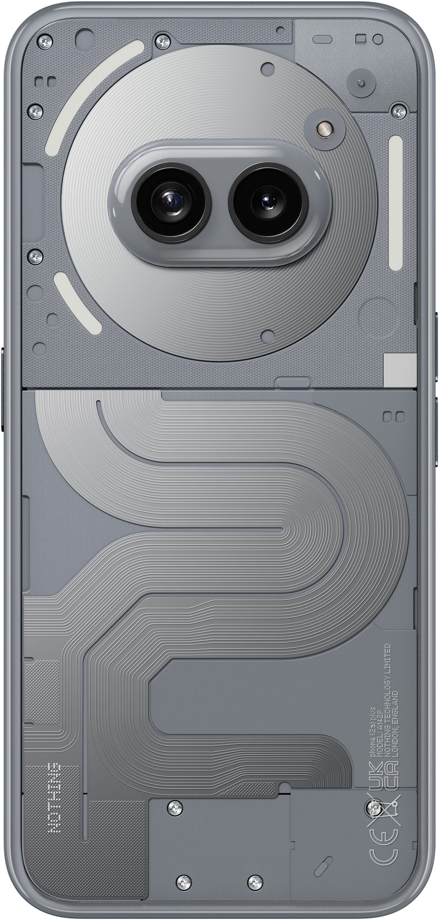 NOTHING Smartphone »Phone (2a) Plus« grau