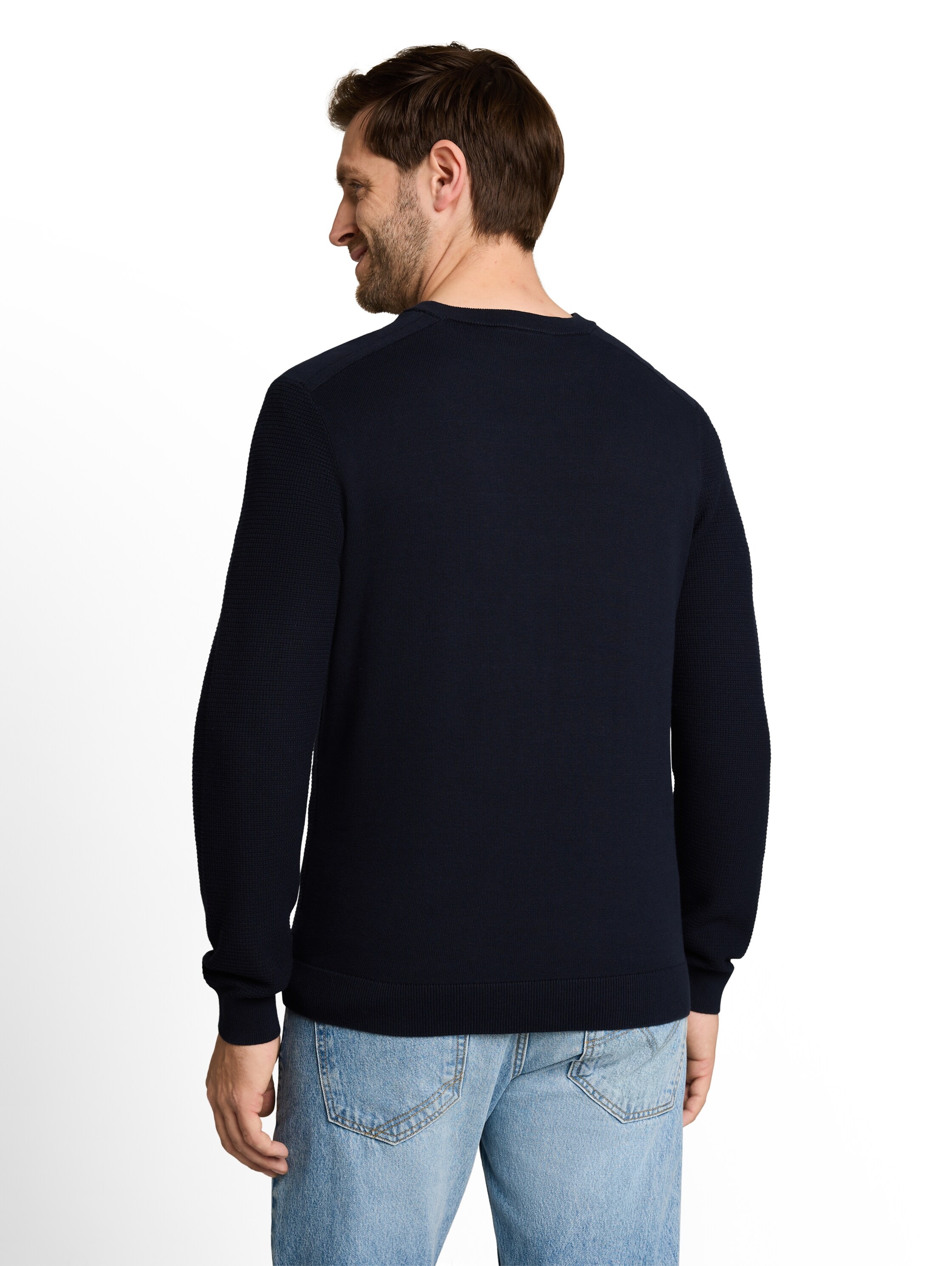 TOM TAILOR Pull en tricot avec col rond