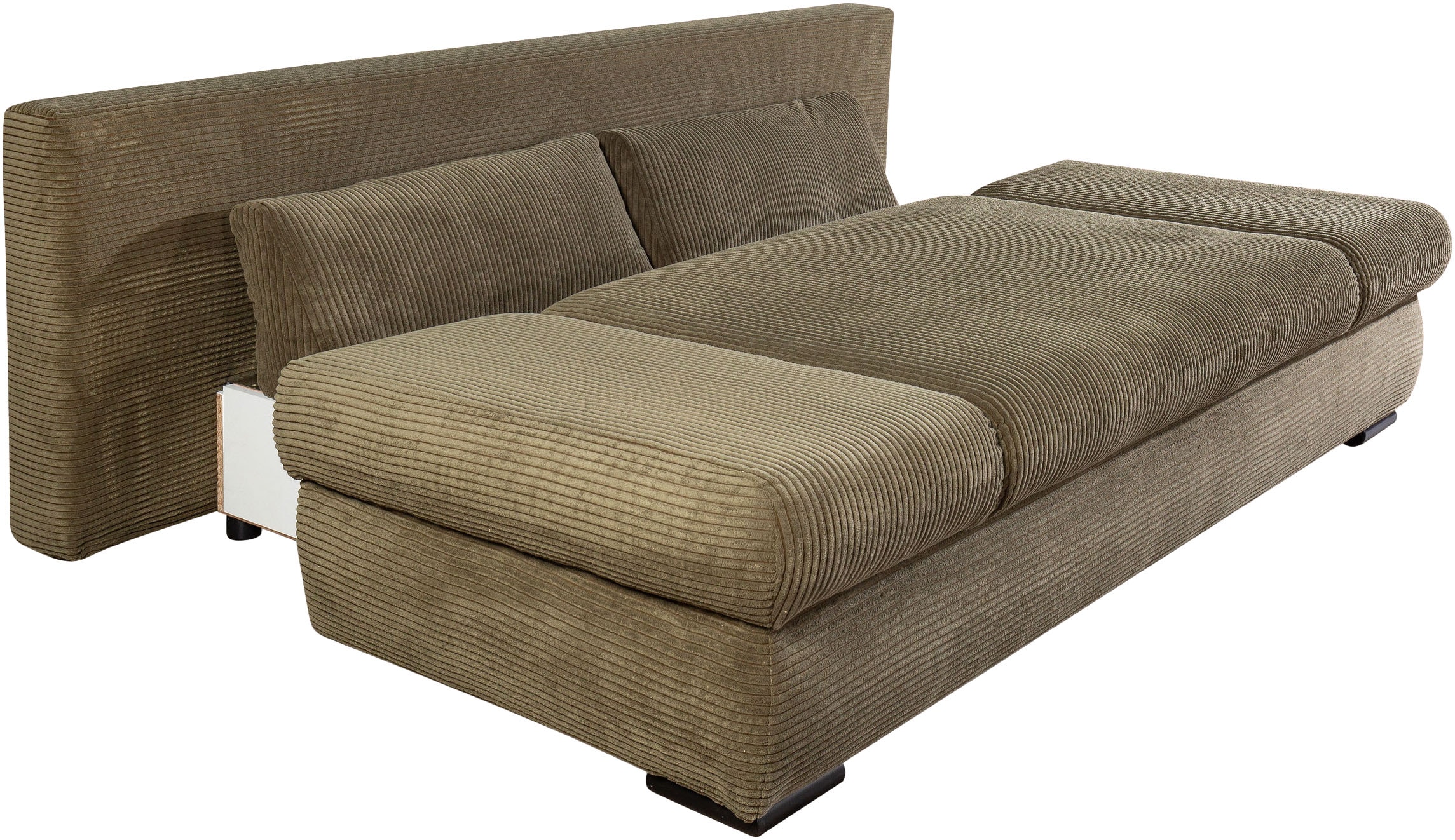 COLLECTION AB Schlafsofa »Tina Breite 200 cm, Liegefl. 146x200 cm« mit Bettfunktion, Bettkasten & 2 Armlehnenkissen, Bonell-Federkern
