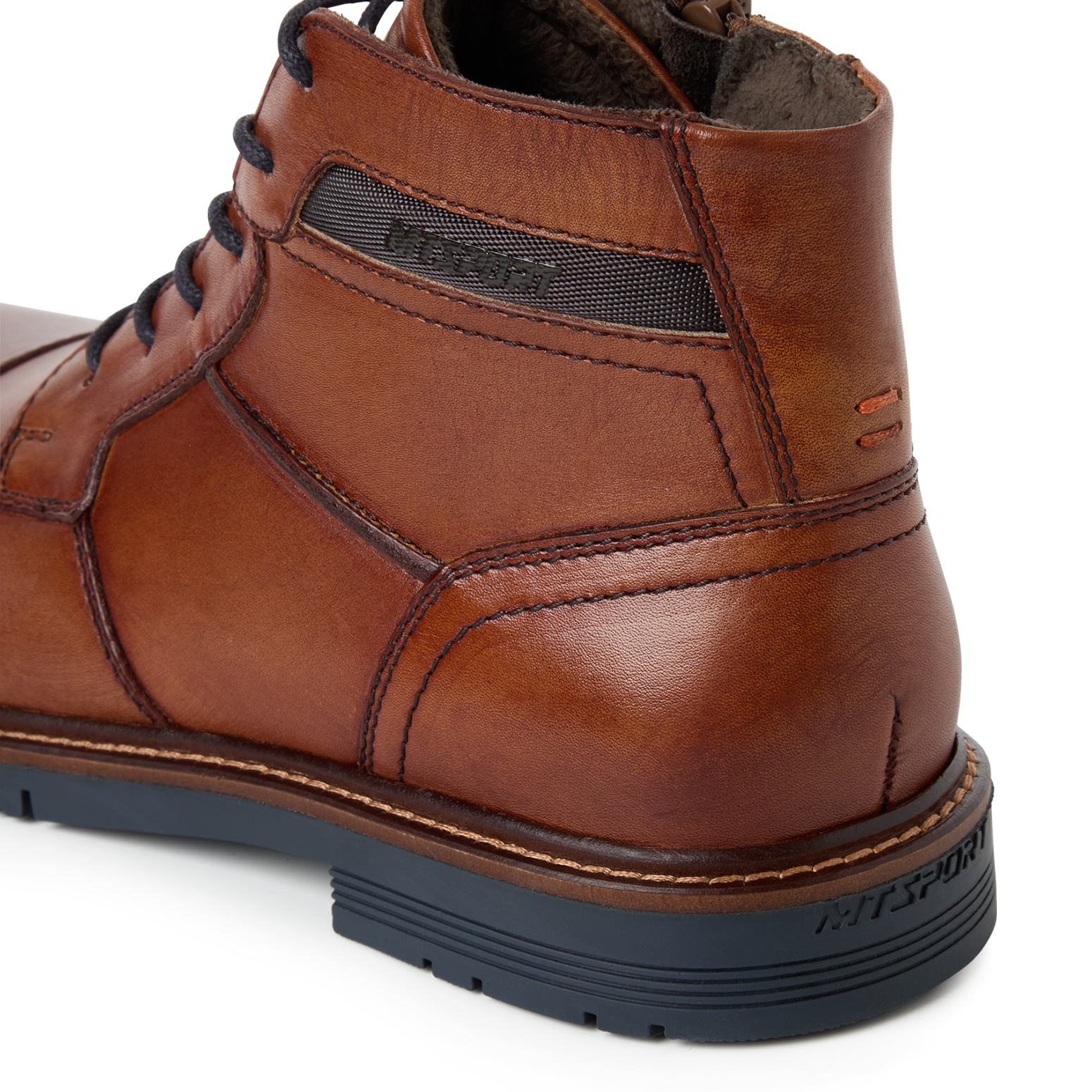 MARCO TOZZI Schnürstiefelette  Schnürboots, Herbstschuh, mit Kontrast-Rahmennaht