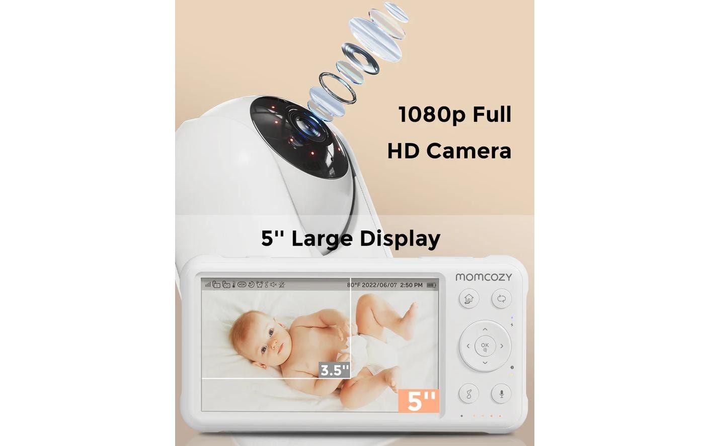 Momcozy Babyphone »Video-Babyphone BM01«