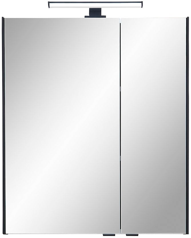 Saphir Ensemble de meubles de salle de bain »Quickset 395 4-teilig, Waschbeckenunterschrank mit LED-Spiegelschrank« 4 cuis tlg.