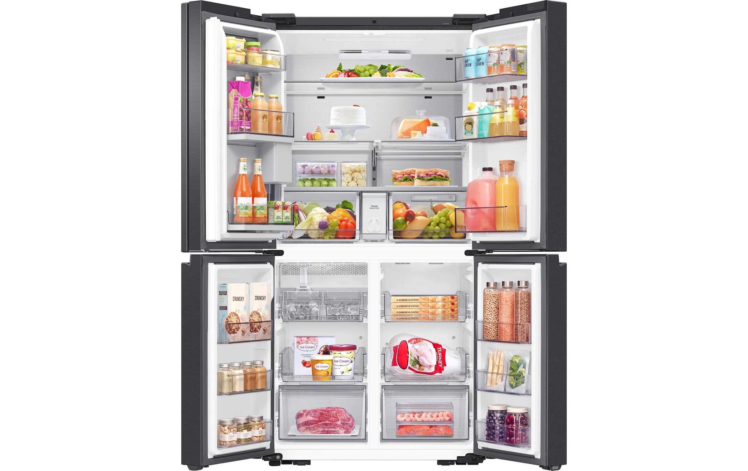 Samsung Kühl-/Gefrierkombination »RF9000D« 183 cm hoch 91,2 cm breit