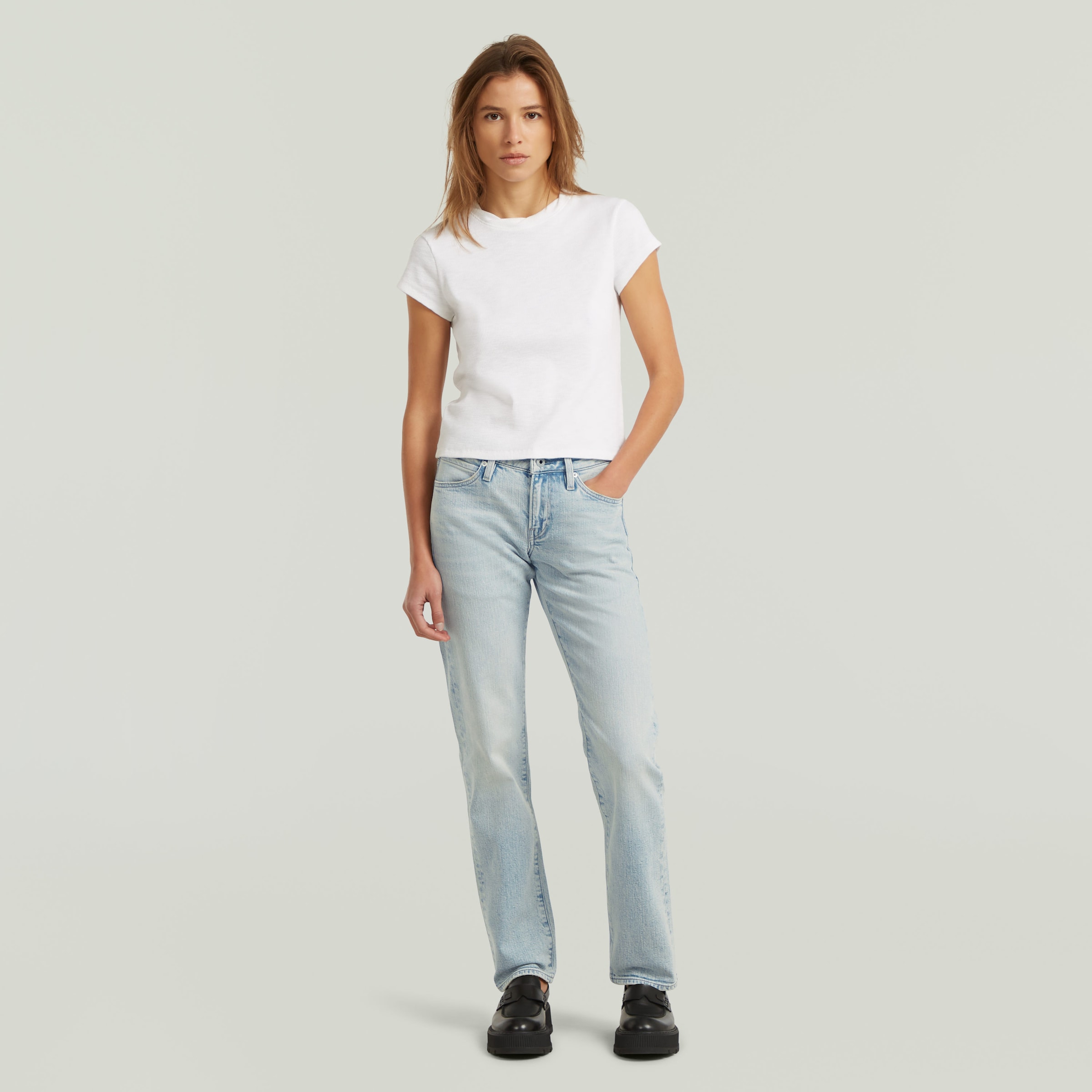 G-STAR Jeans droit »Lennoxx Slim Straight Wmn« mit schlanker Silhouette