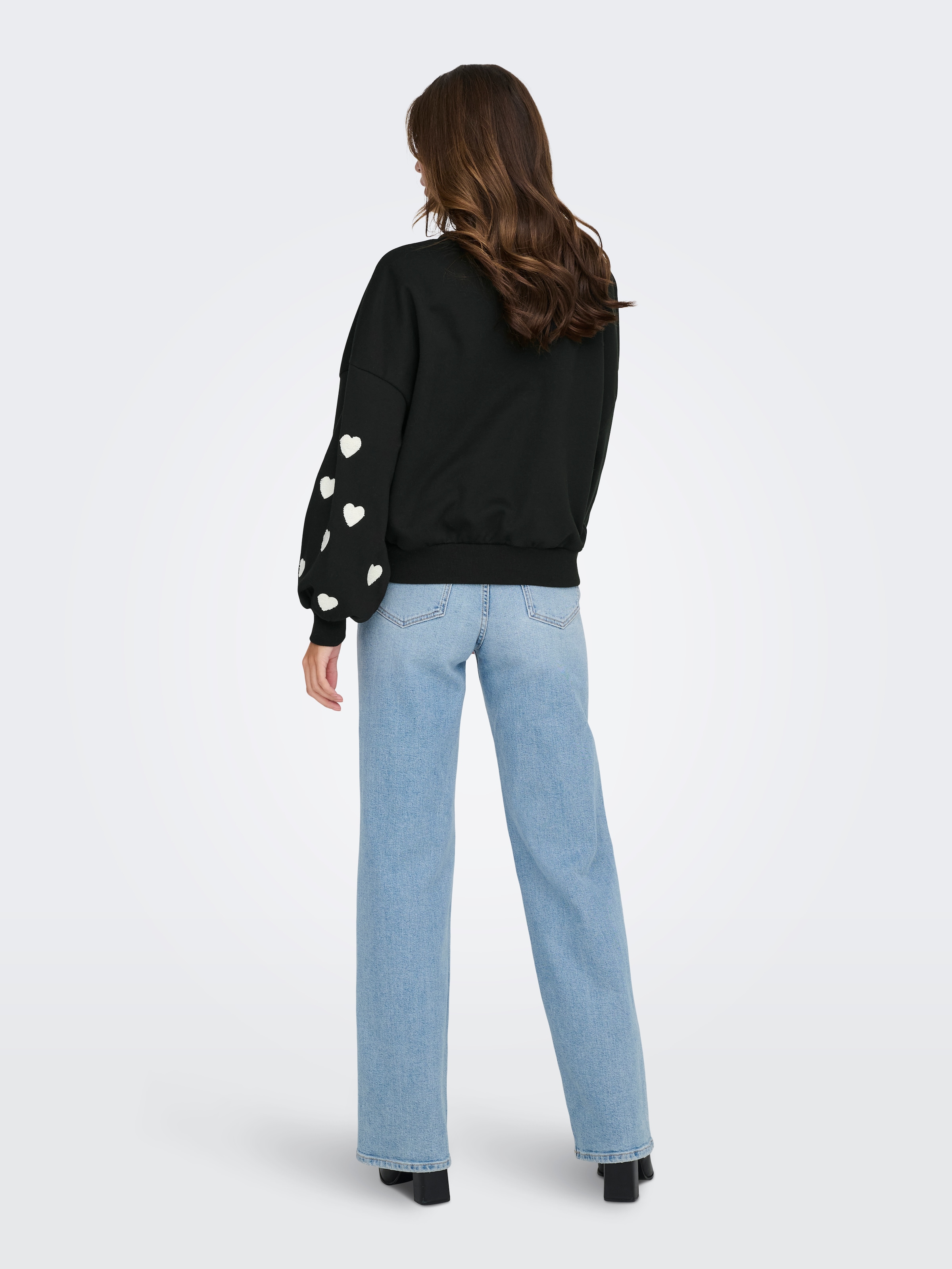 ONLY Sweatshirt »ONLMACY L/S O-NECK BOX CC SWT«
