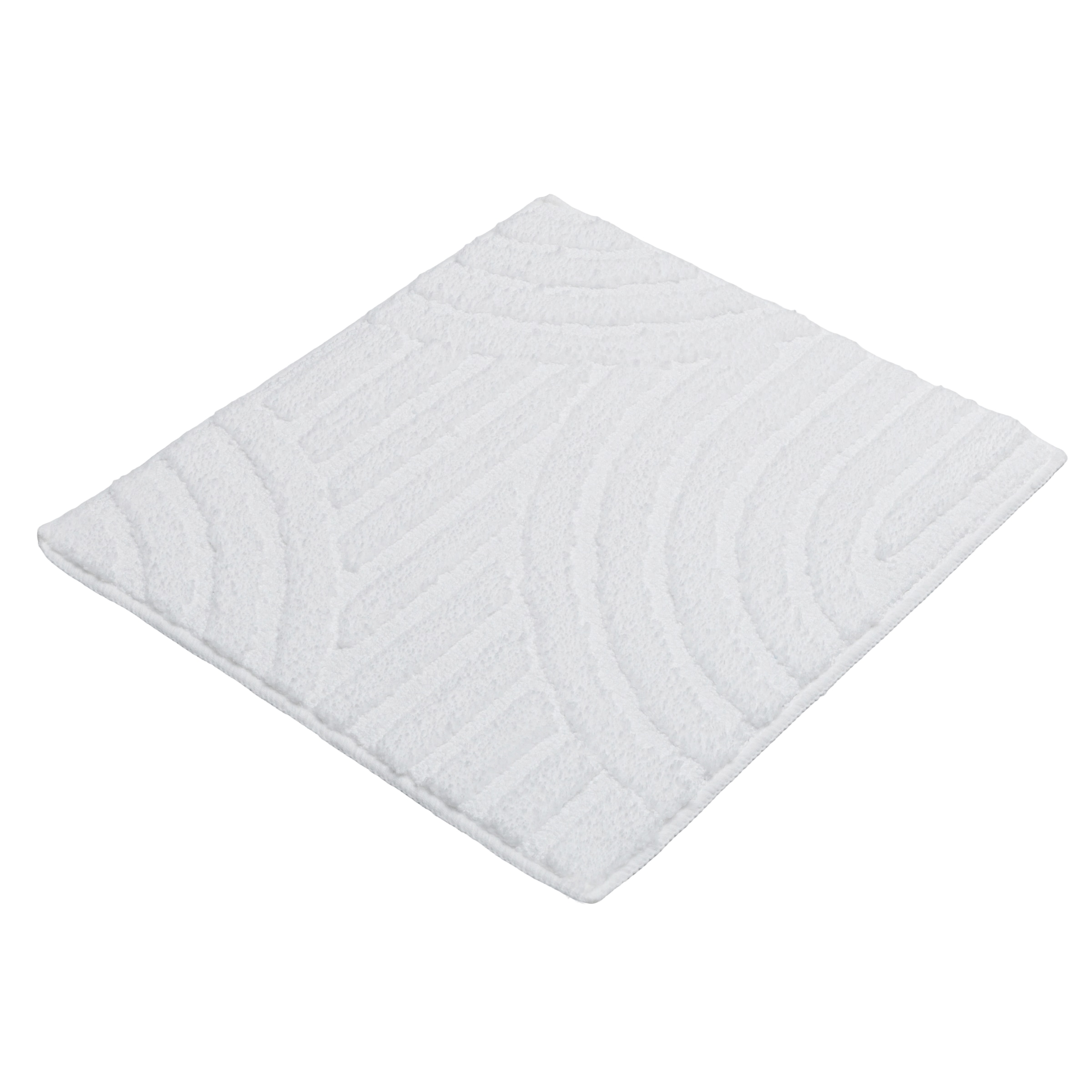 GOODproduct Tapis de bain »Regona Scandi, Badvorleger, Badezimmer Teppich, Duschvorleger« Höhe 10 mm revêtement antidérapant Résistant Tapis de bain, couleurs unies, effet relief, motif moderne, Zen