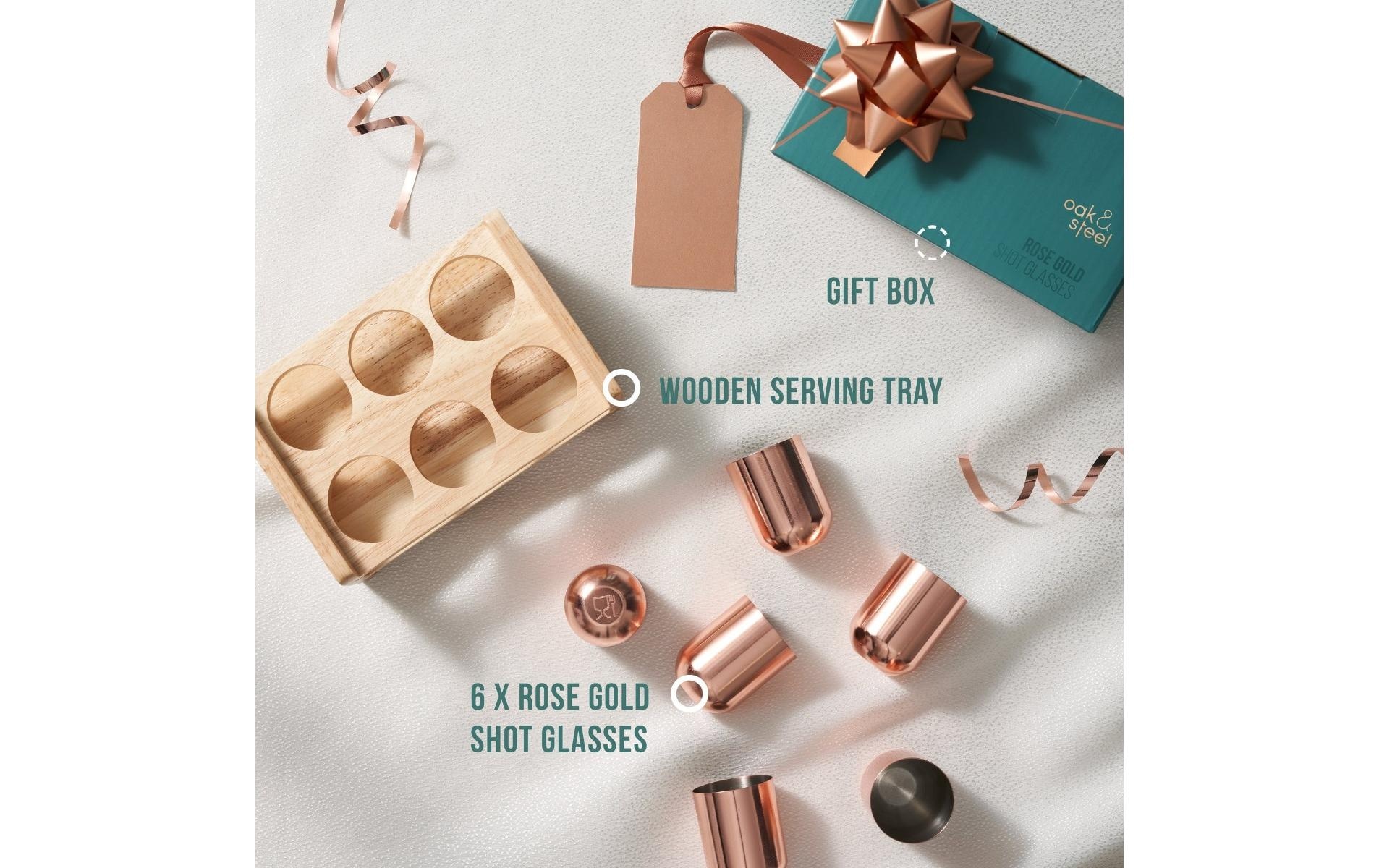   Verre à liqueur »Oak & Steel 50 ml, 6 Stück«