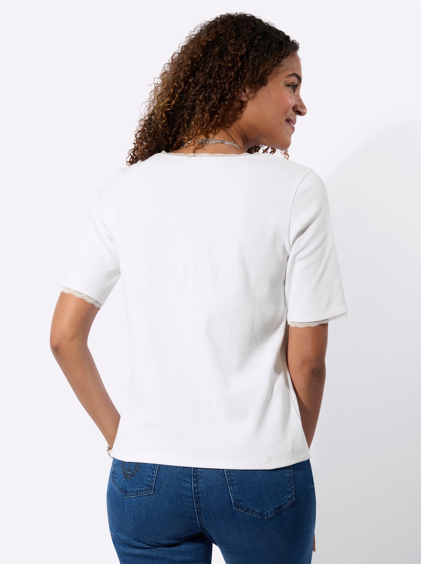 Inspirationen Spitzenshirt »Spitzenshirt« 1 tlg.