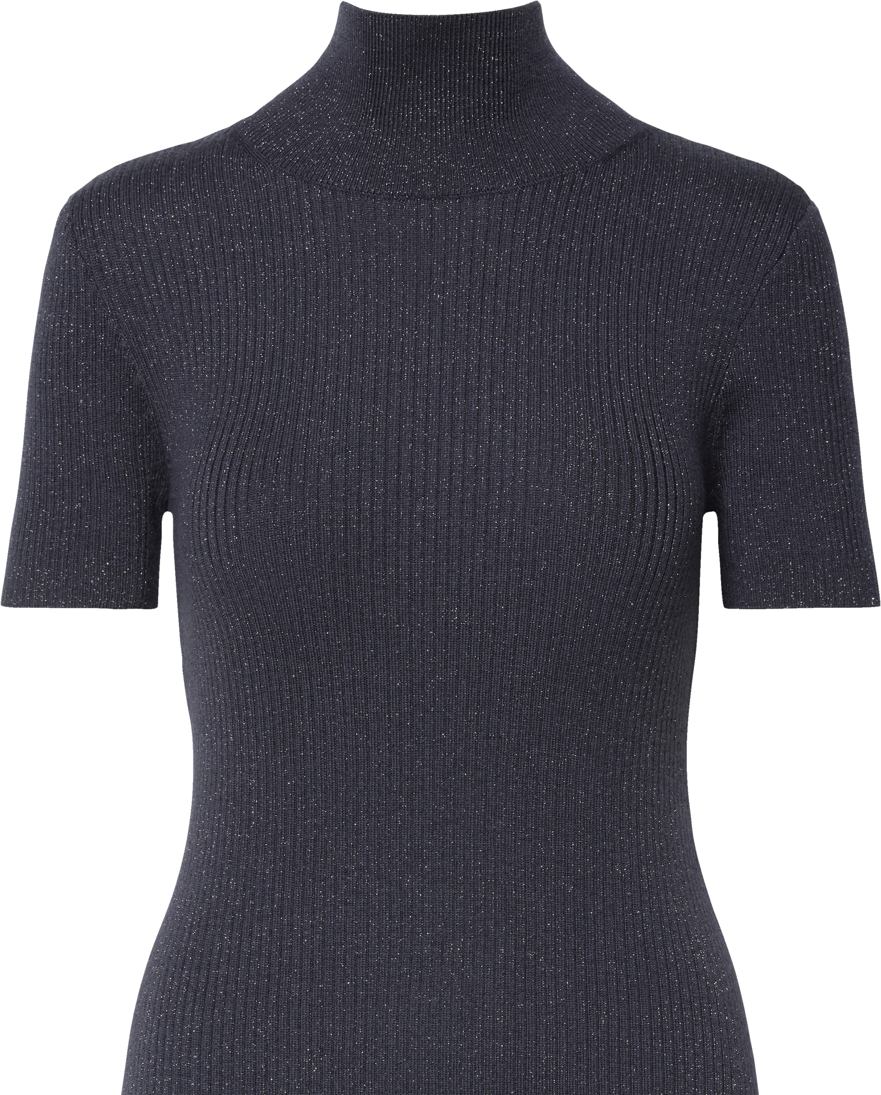 Calvin Klein Jeans Mini-robe Sans poche Figurbetonte Passform mit Stehkragen