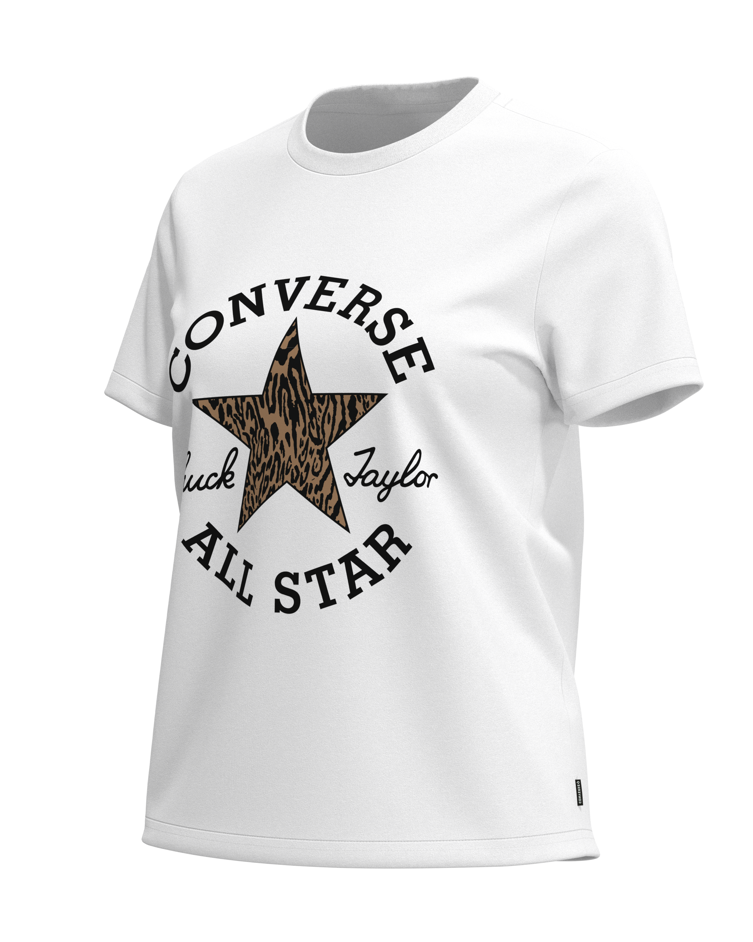 Converse T-Shirt »ANIMAL PRINT INFILL TEE« Kurzarmdesign, aus Baumwolle, in den Grössen XS bis XXL