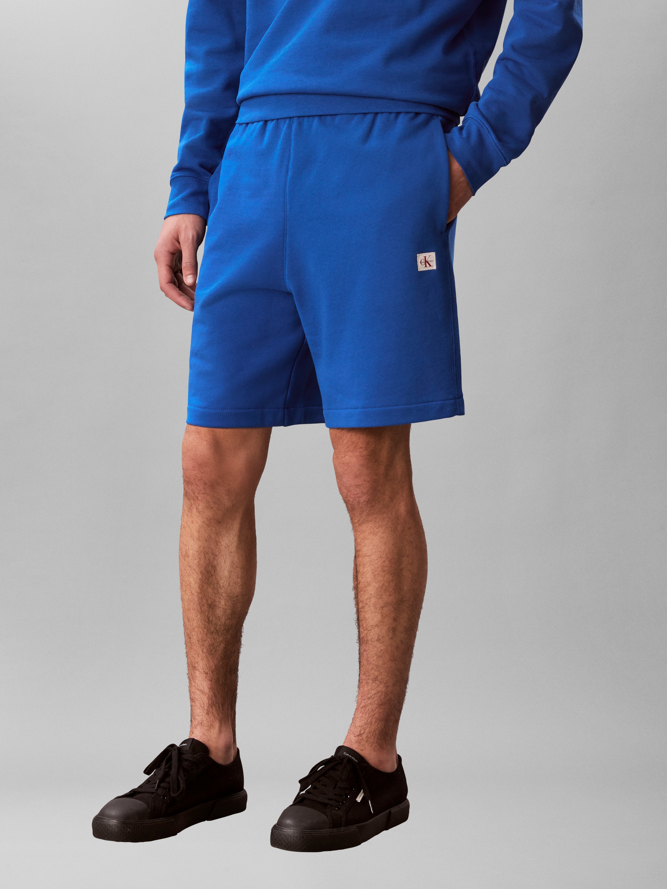 Calvin Klein Jeans Sweatshorts  Regular Fit, Logo-Badge, Seitentaschen