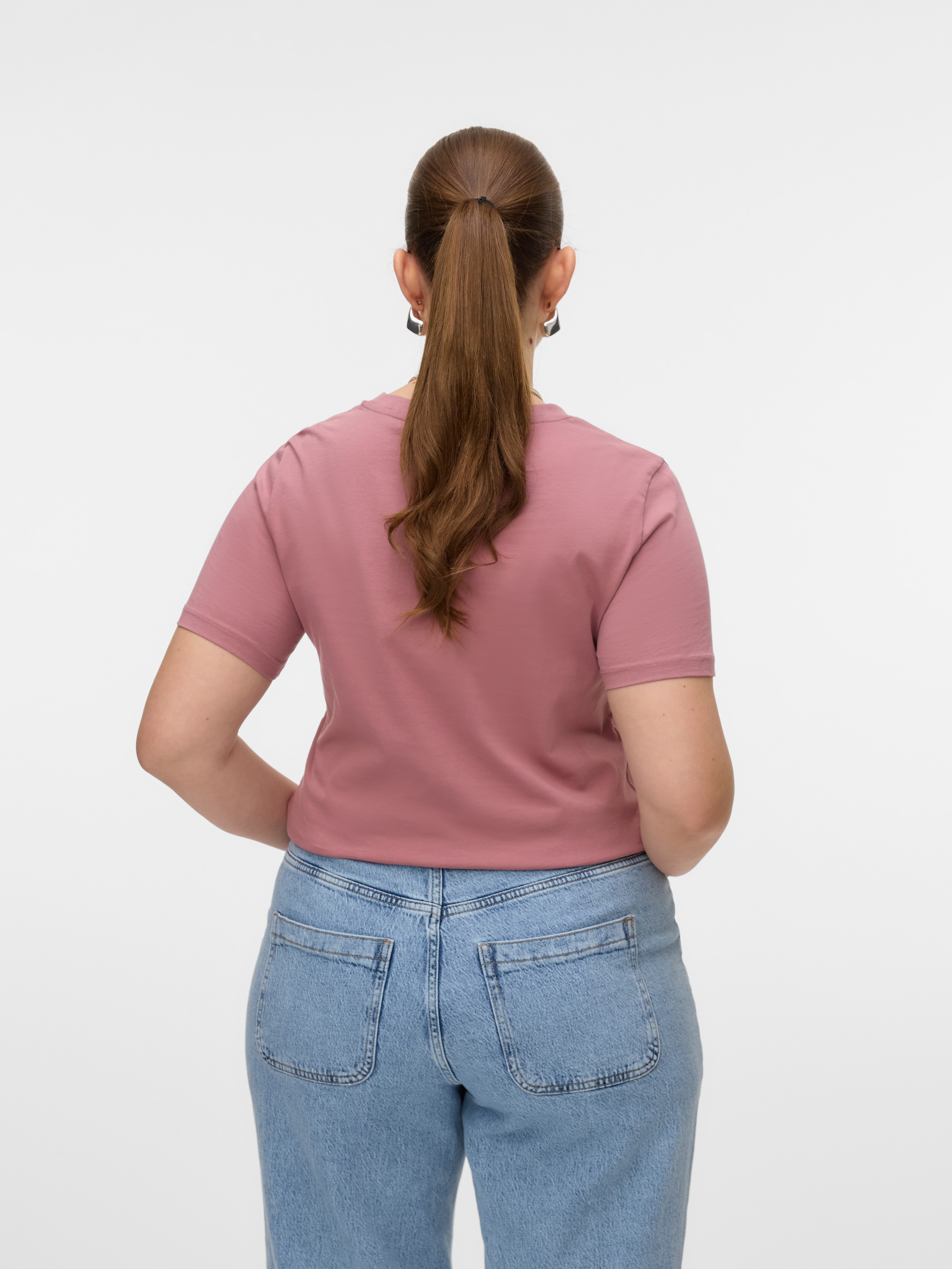 Vero Moda T-shirt à manches courtes »VMPAULINA SS T-SHIRT GA JRS NOOS« Baumwolle, regular fit