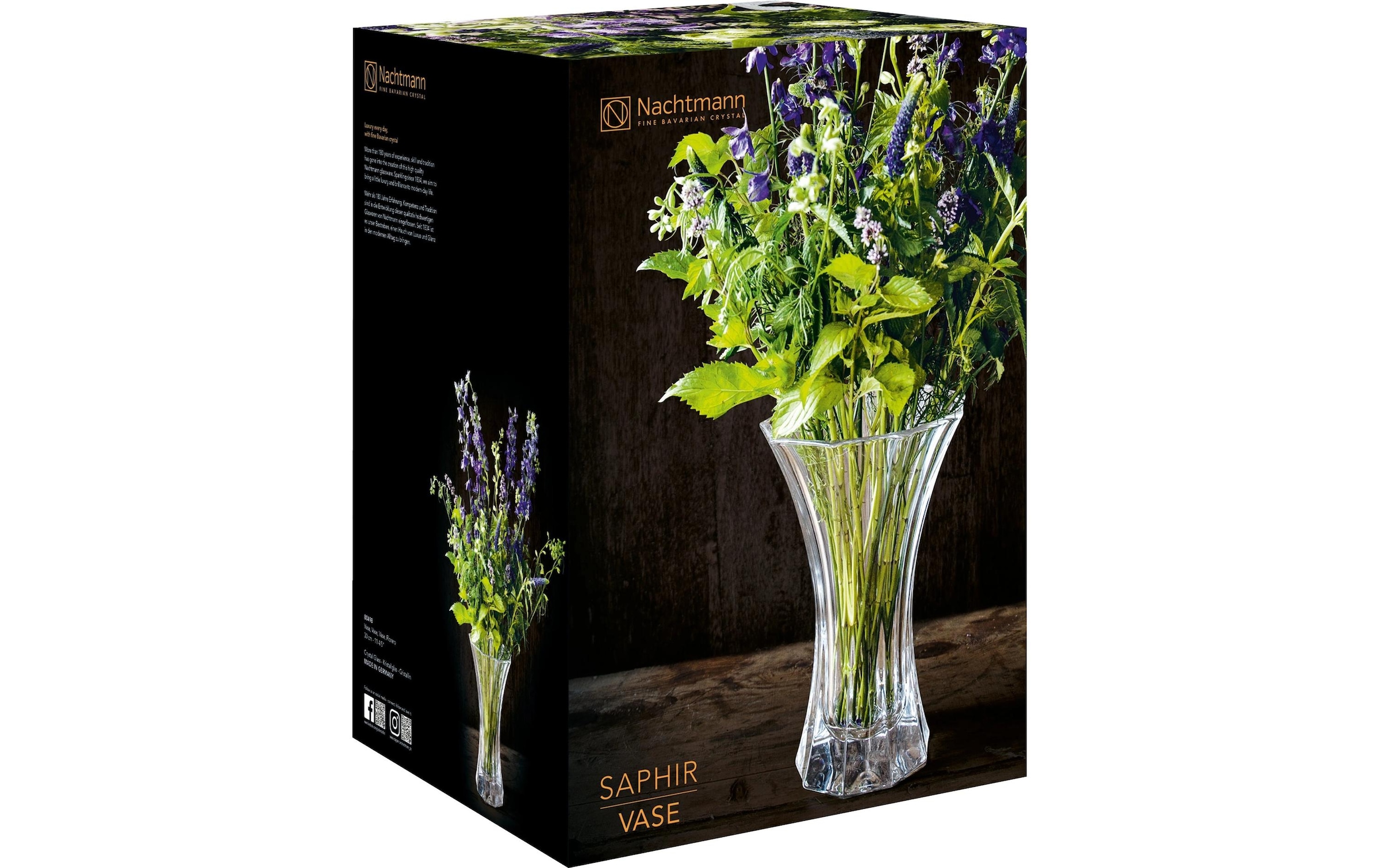 Nachtmann Tischvase »Saphir 30 cm«
