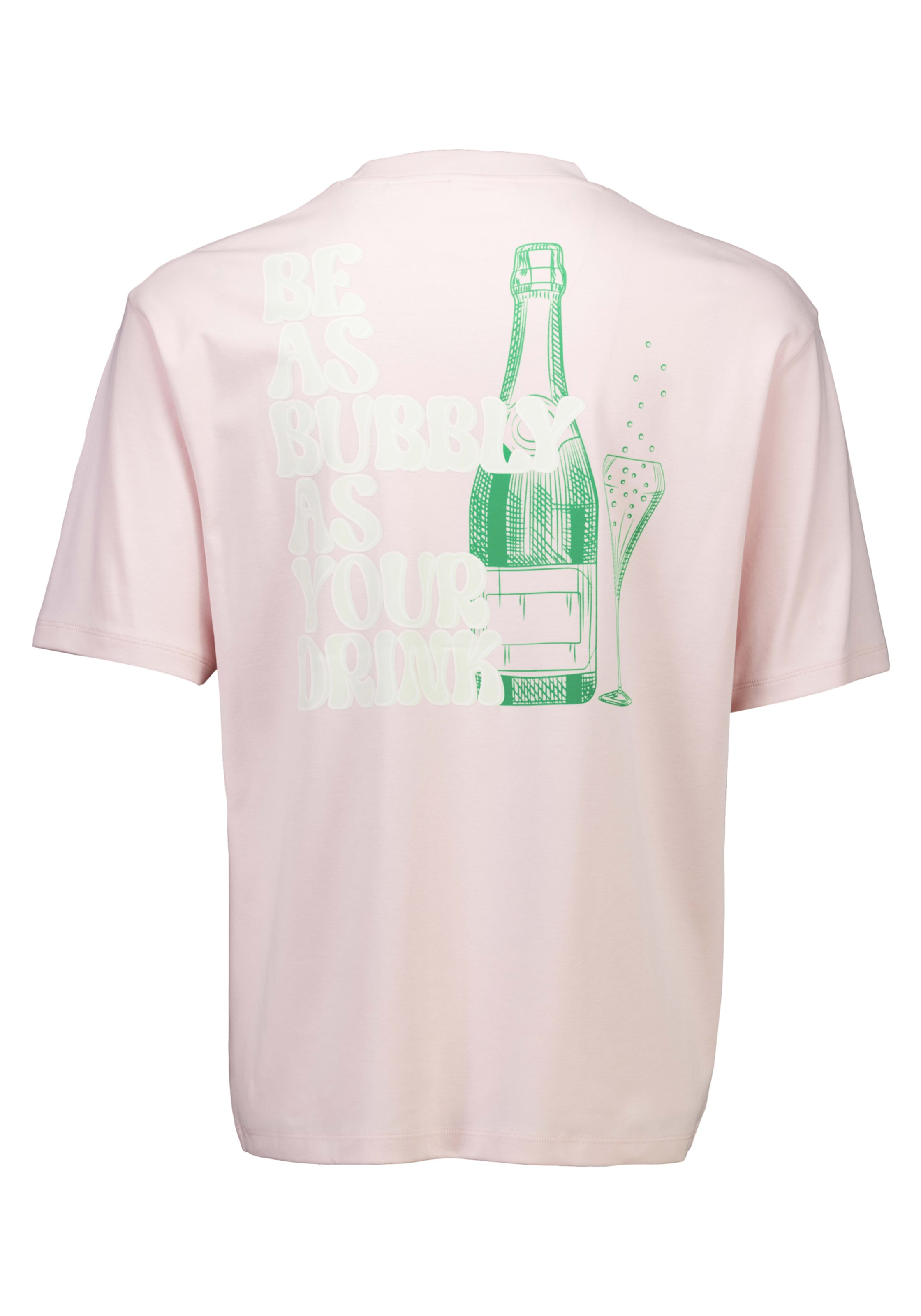 LINDBERGH T-shirt à manches courtes T-shirt d'été avec grand imprimé au dos / petit imprimé devant