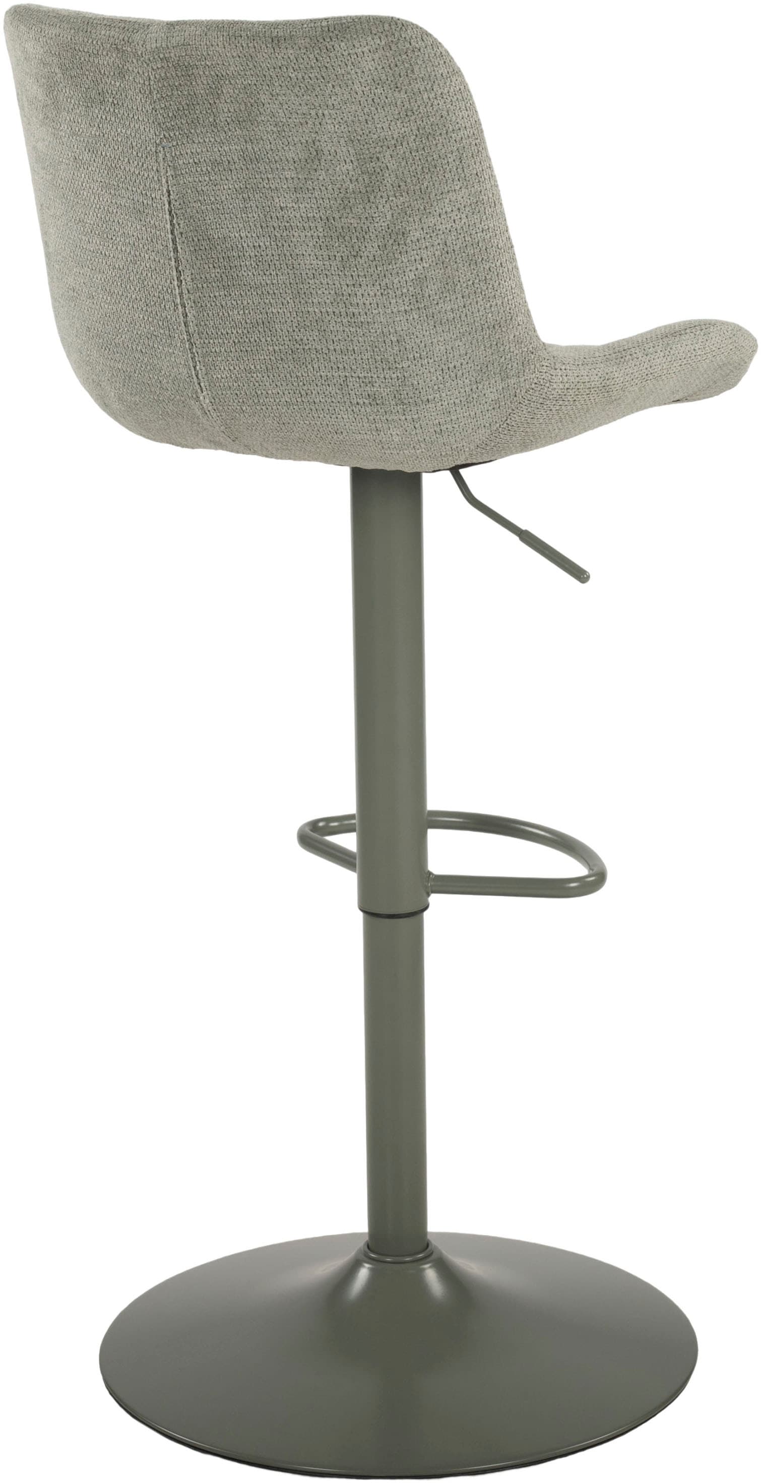 Duo Collection Tabouret de bar »Kelly« 1 cuis tlg. incl. dossier et repose-pieds, réglable en hauteur, pivotant à 360°