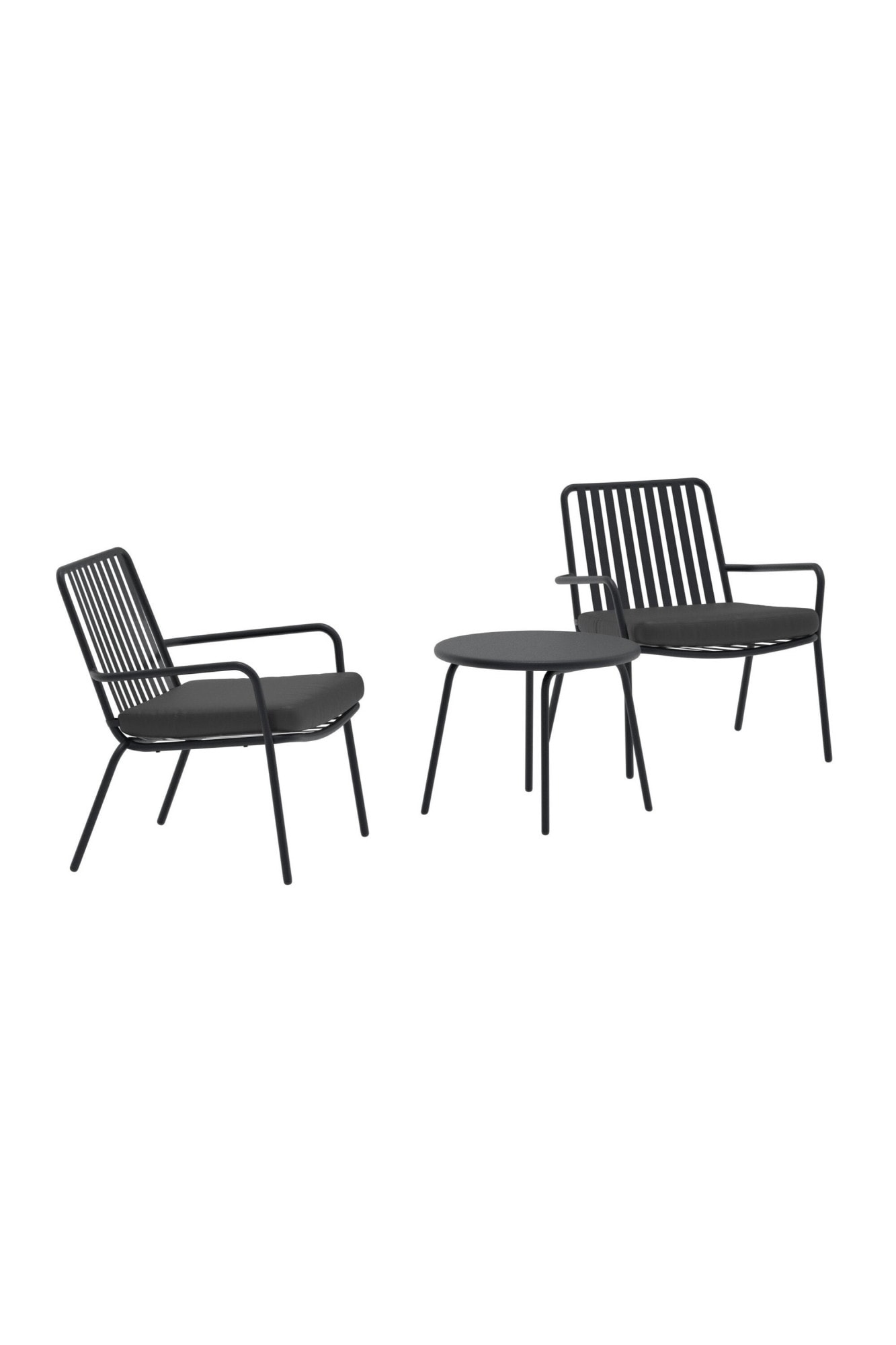 Venture Home Gartenlounge-Set »Mykonos, grosszügiges Outdoor-Set für hohen Sitzkomfort« 3 tlg. Loungemöbel mit Stoffbezug, angenehm, weich