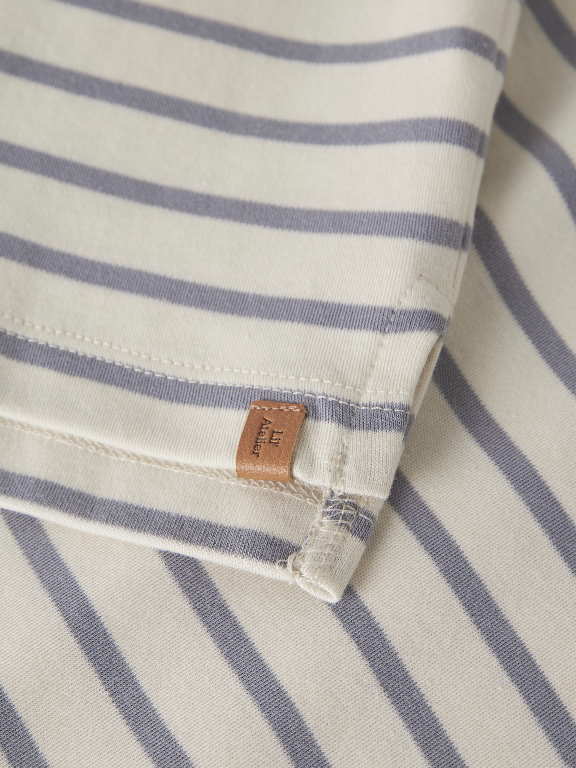 Lil' Atelier T-shirt à manches longues »NMMLIMIA LS LOOSE TOP LIL NOOS« jersey doux, coton pur