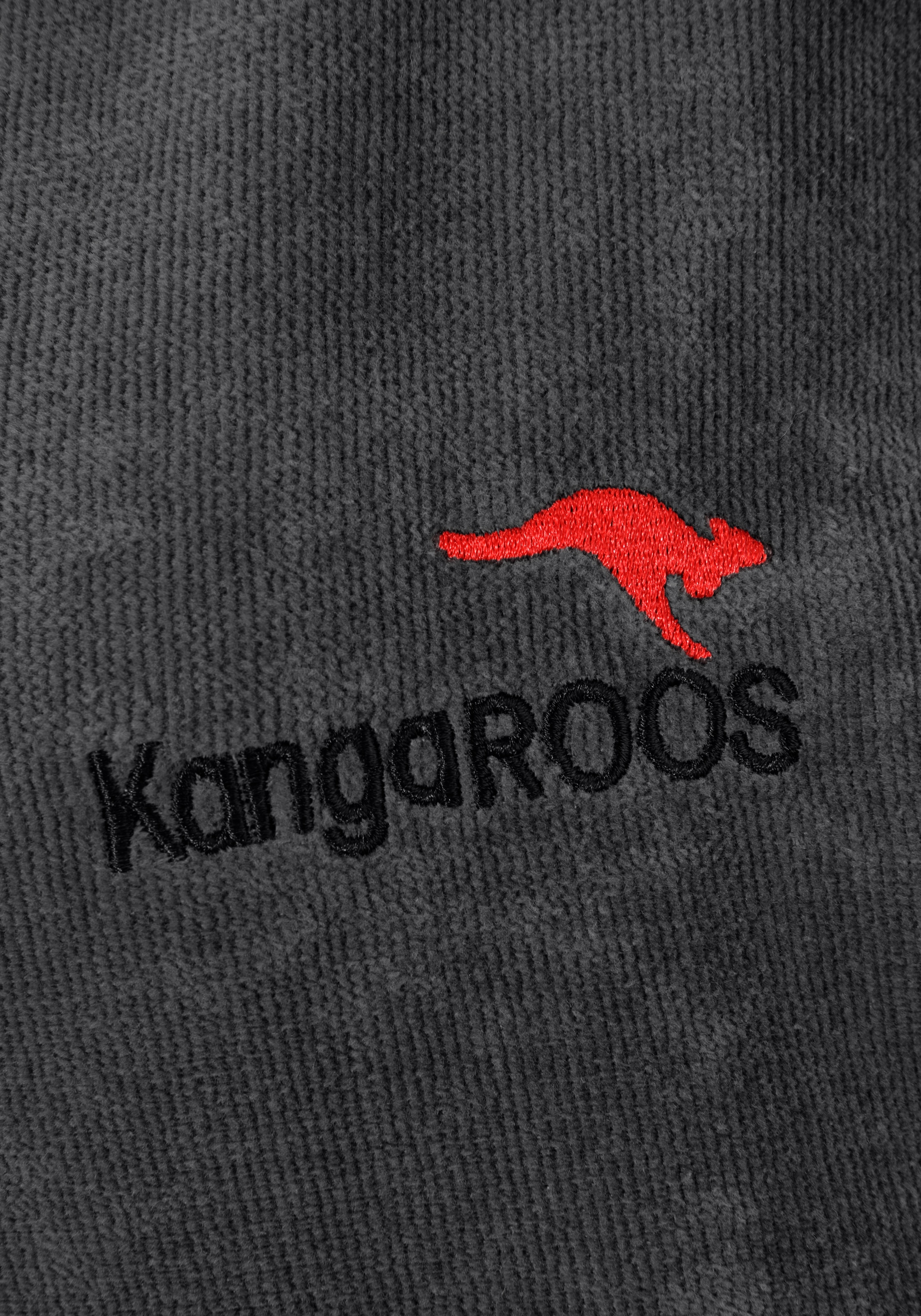 KangaROOS Badeponcho »Summer, ideal für Sauna, Spa & im Urlaub, Damen & Herren« 1 Stk. Surfponcho, mit Bauchtasche, 100% Baumwolle, Frottee