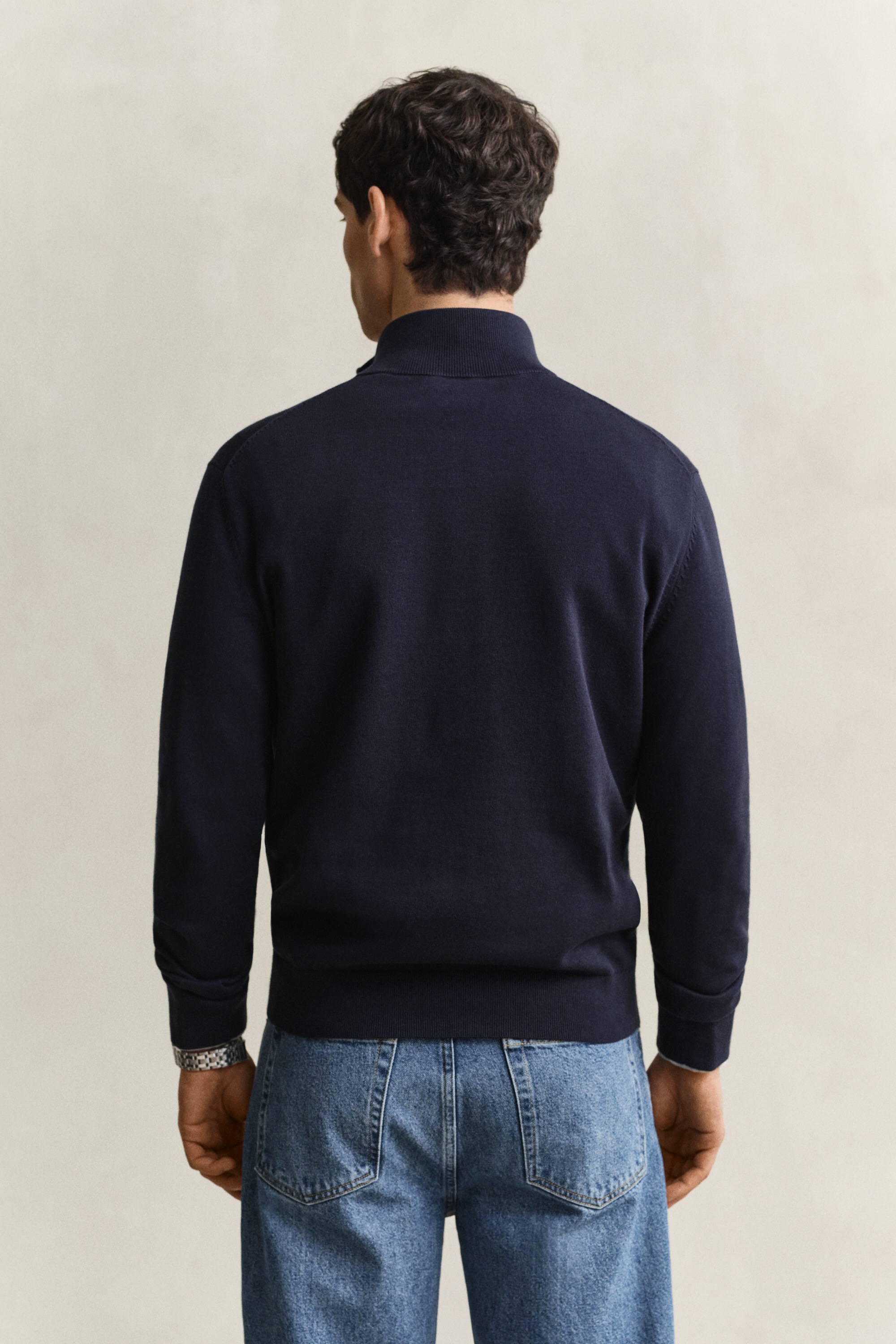 Gant Troyer »CLASSIC COTTON HALF ZIP« Regular fit mit Troyerkragen