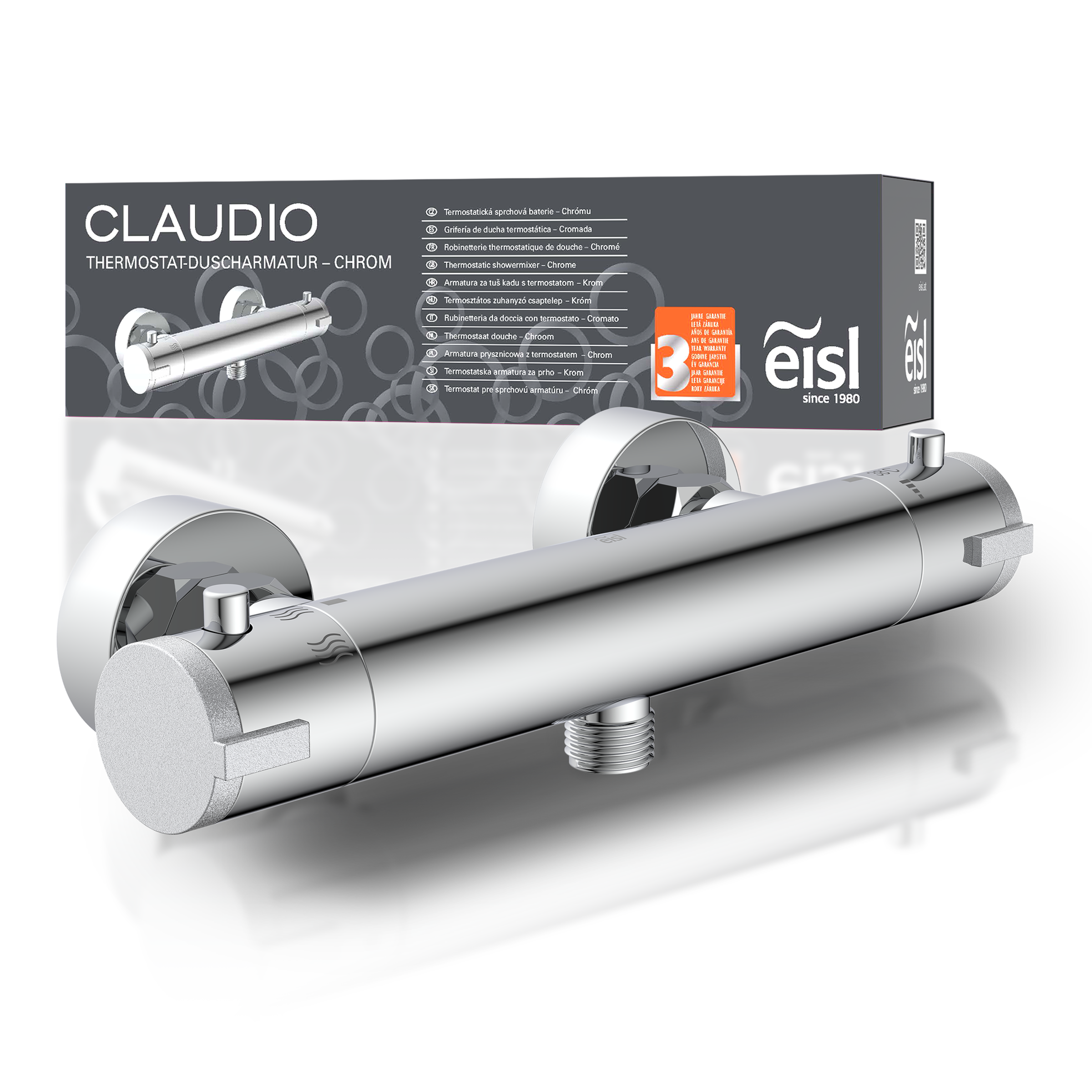Eisl Robinetterie de douche »CLAUDIO« avec thermostat, mitigeur douche, thermostat de douche