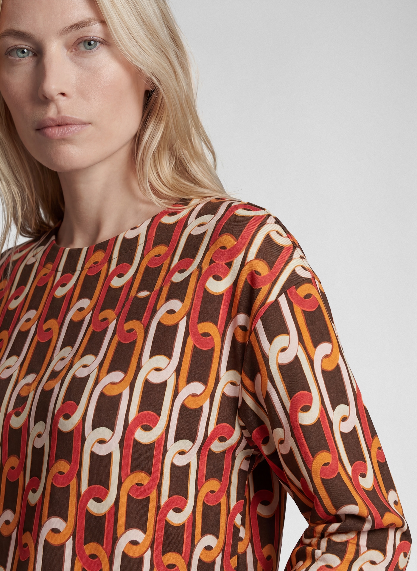 Rabe T-shirt à manches longues avec motif intégral