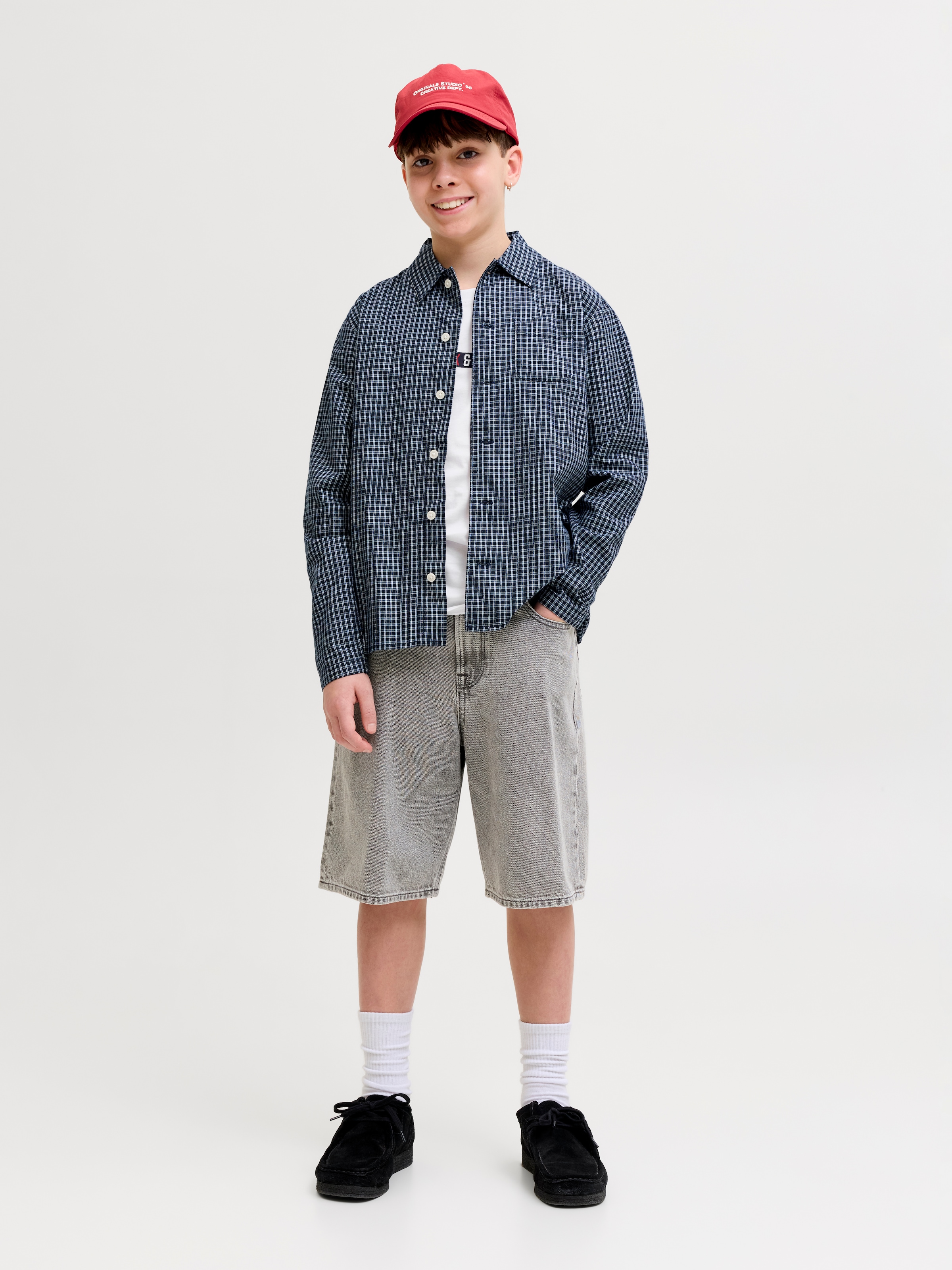Jack & Jones Junior T-Shirt »JJMUNK TEE SS CREW NECK SN JNR« Baumwolle, regular fit