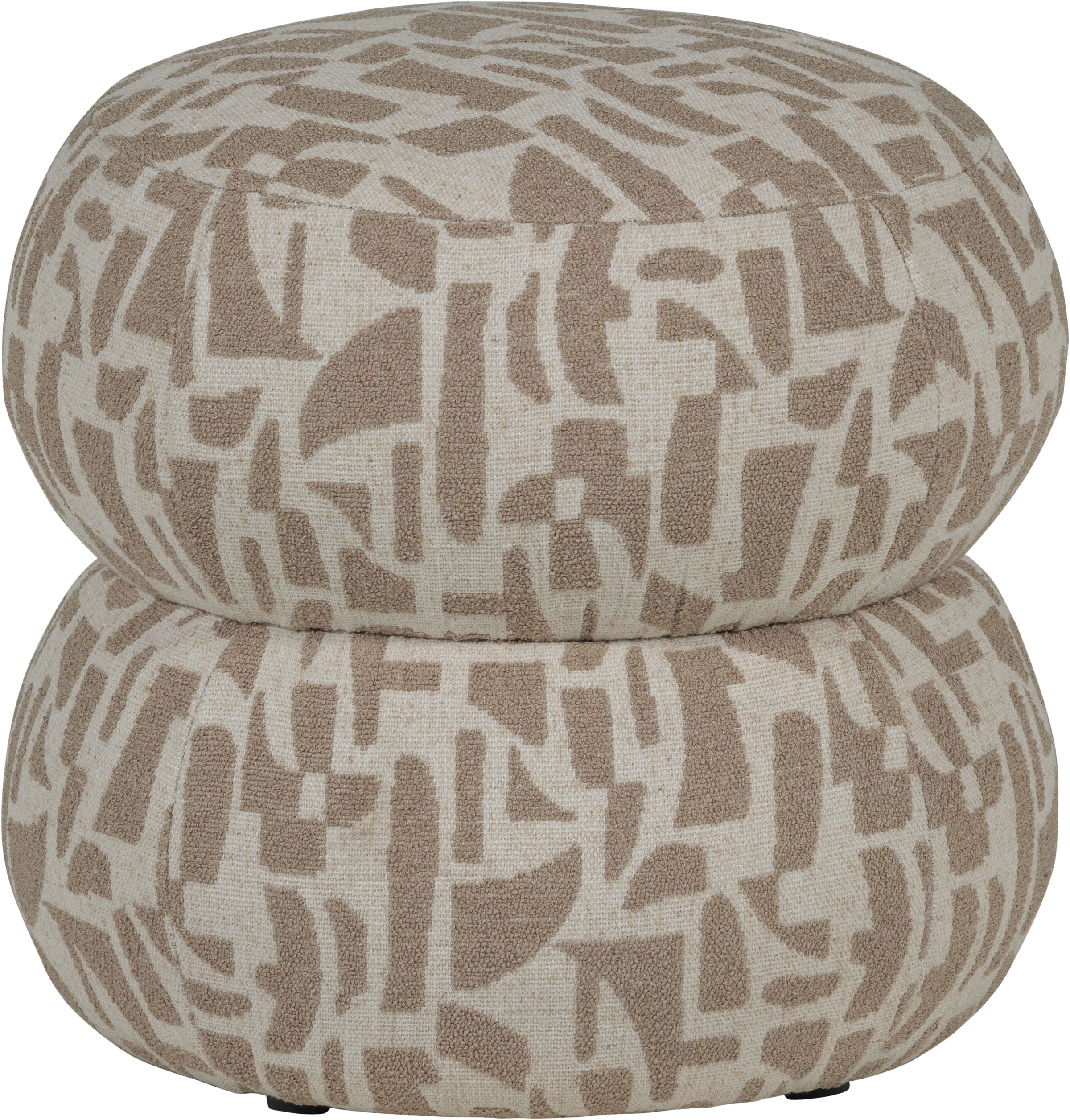 WOOOD Hocker »Anic mit Sunny-Gewebtem Bezug, B 43 x T 43 x H 40 cm« Sehr hohe Verschleissfestigkeit, pflegeleicht, montiert geliefert