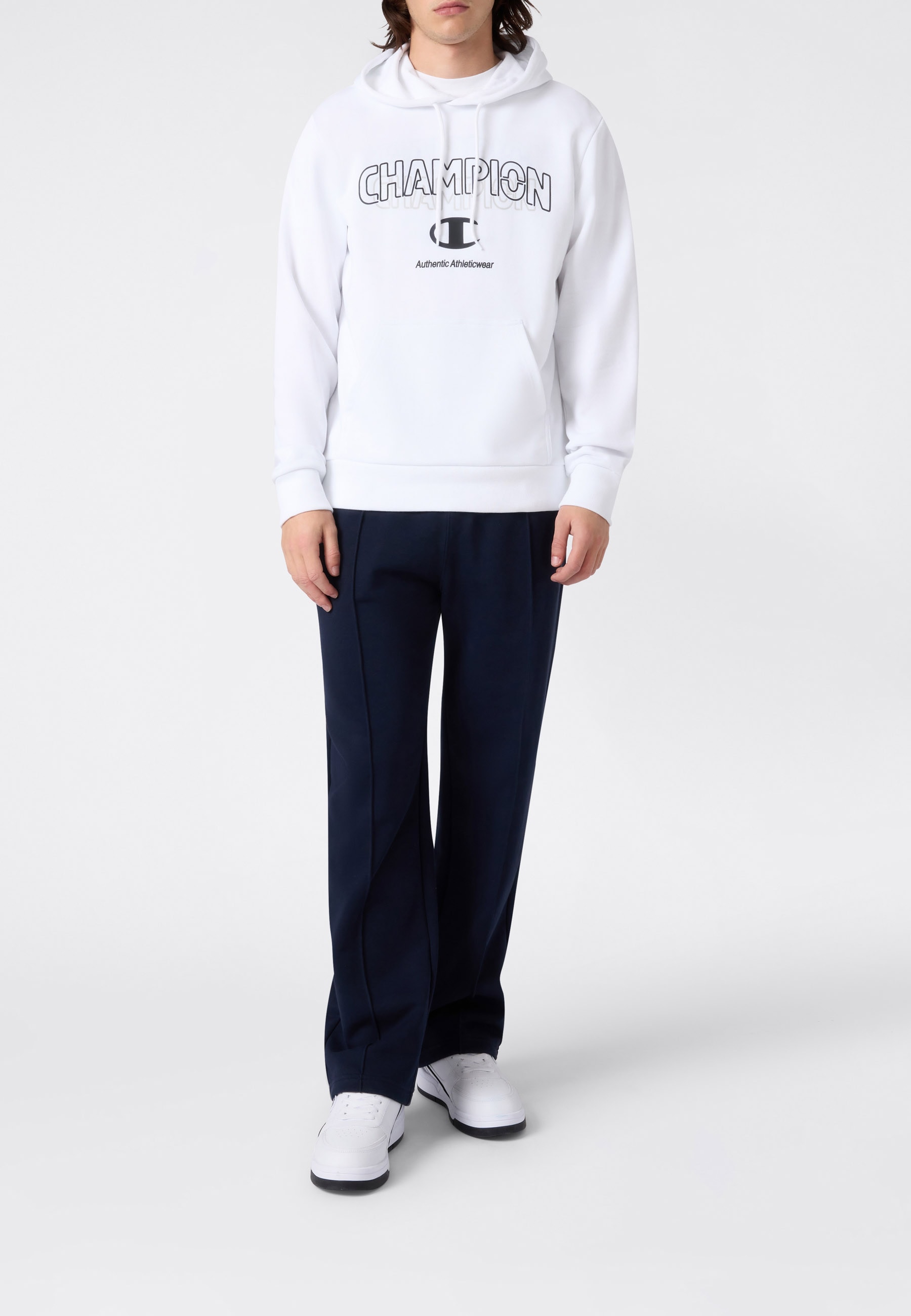 Champion Sweat à capuche »Graphic Terry Hoodie«, avec col rond, en coton et polyester

