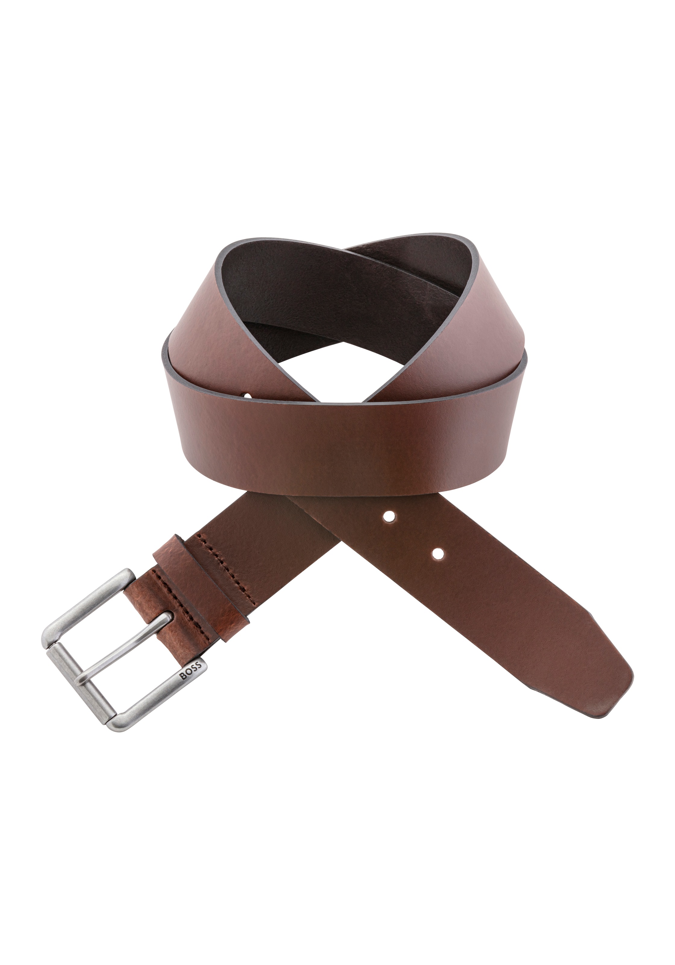 BOSS Ledergürtel »Joris Sz40« mit Logo auf der Dornschliesse