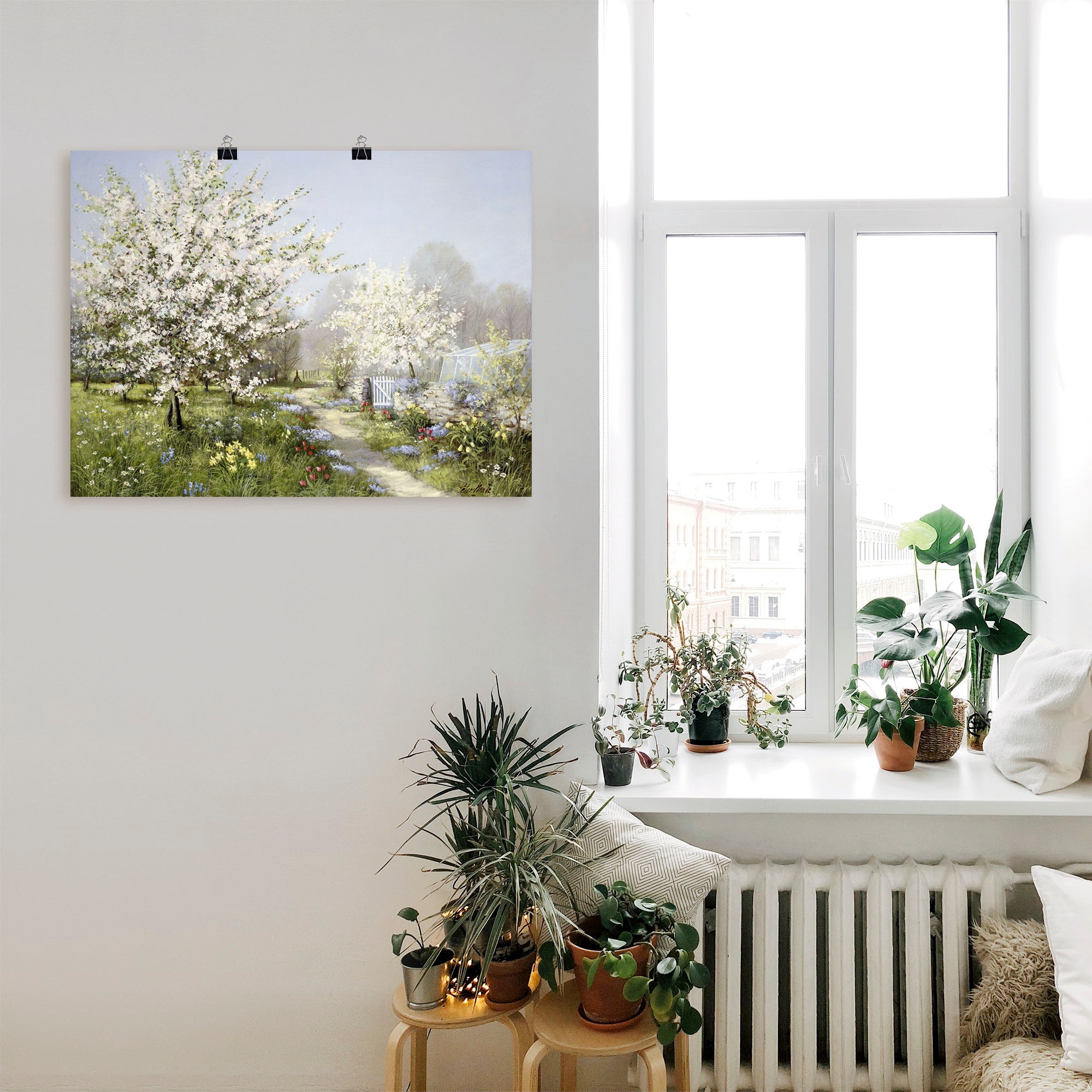 Artland Wandbild »Frühlingsblüten« Wiesen & Bäume 1 Stk. tlg. als Leinwandbild, Poster in verschied. Grössen