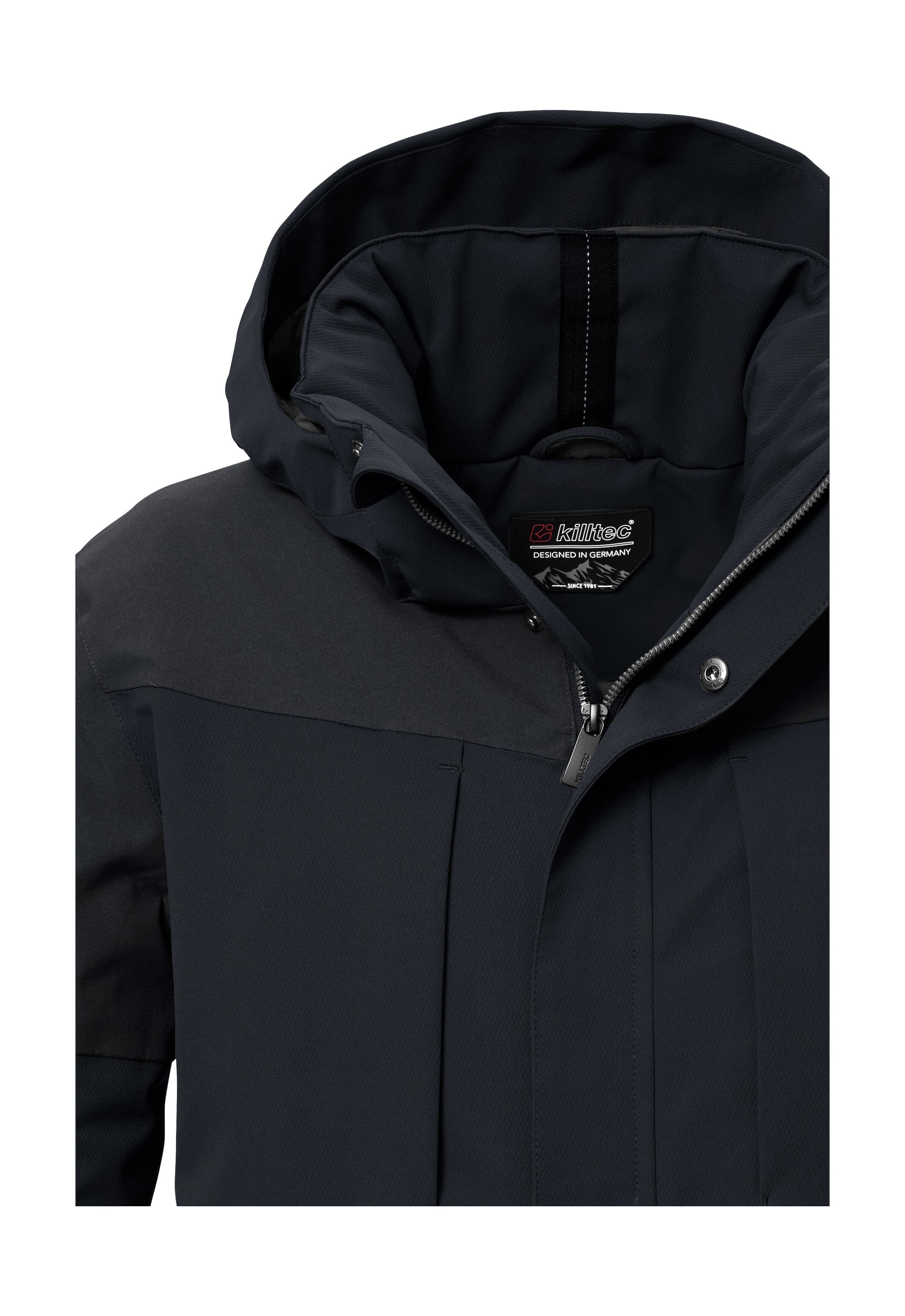Killtec Funktionsjacke »KOW 81 MN JCKT« Wasserdichte Herrenjacke mit abnehmbarer Kapuze und vielen Taschen
