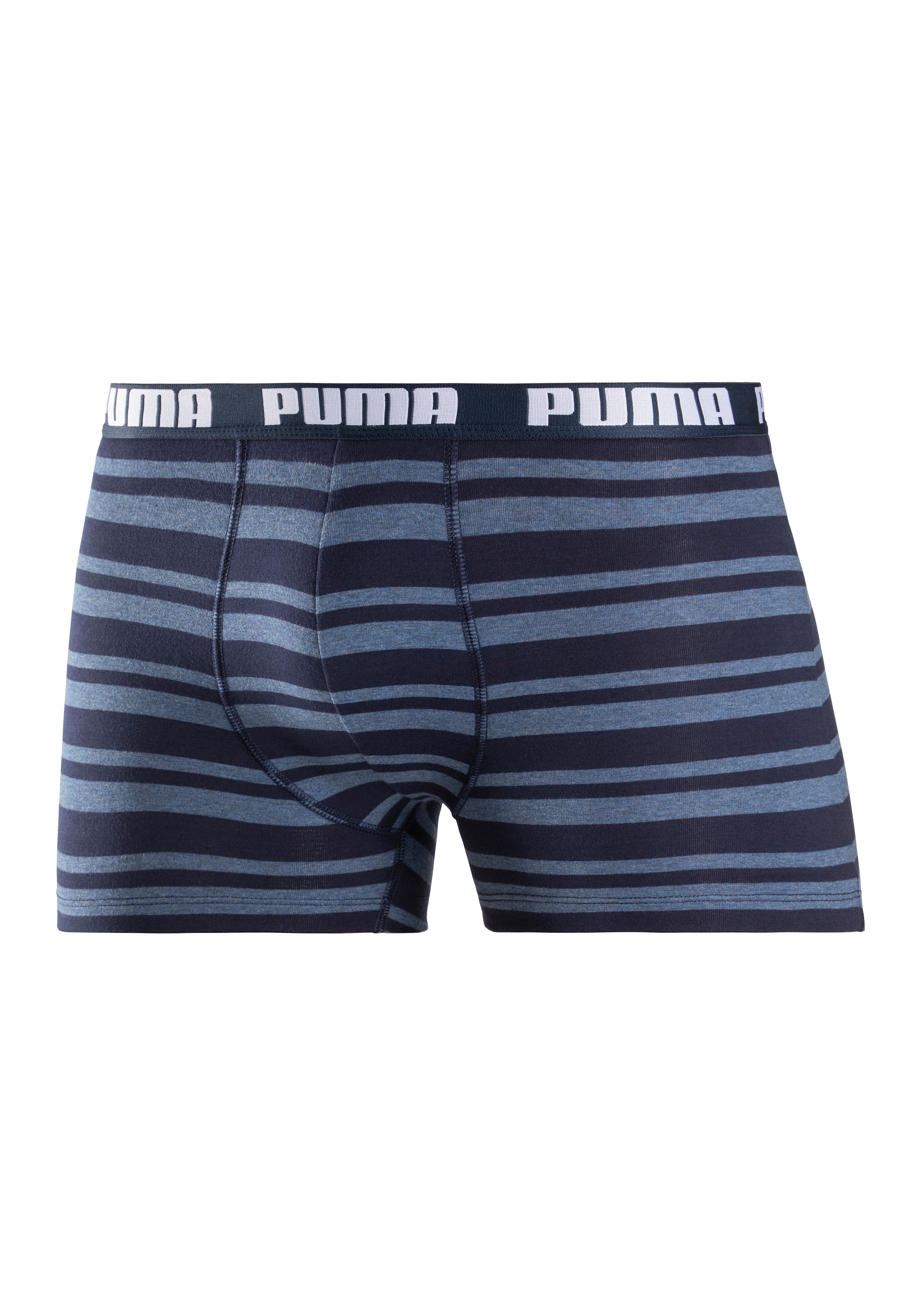 PUMA Boxershorts »PUMA MEN EVERYDAY PLACED LOGO BOXERS 2P« Packung, 2er Pack,  mit Logo Webbund