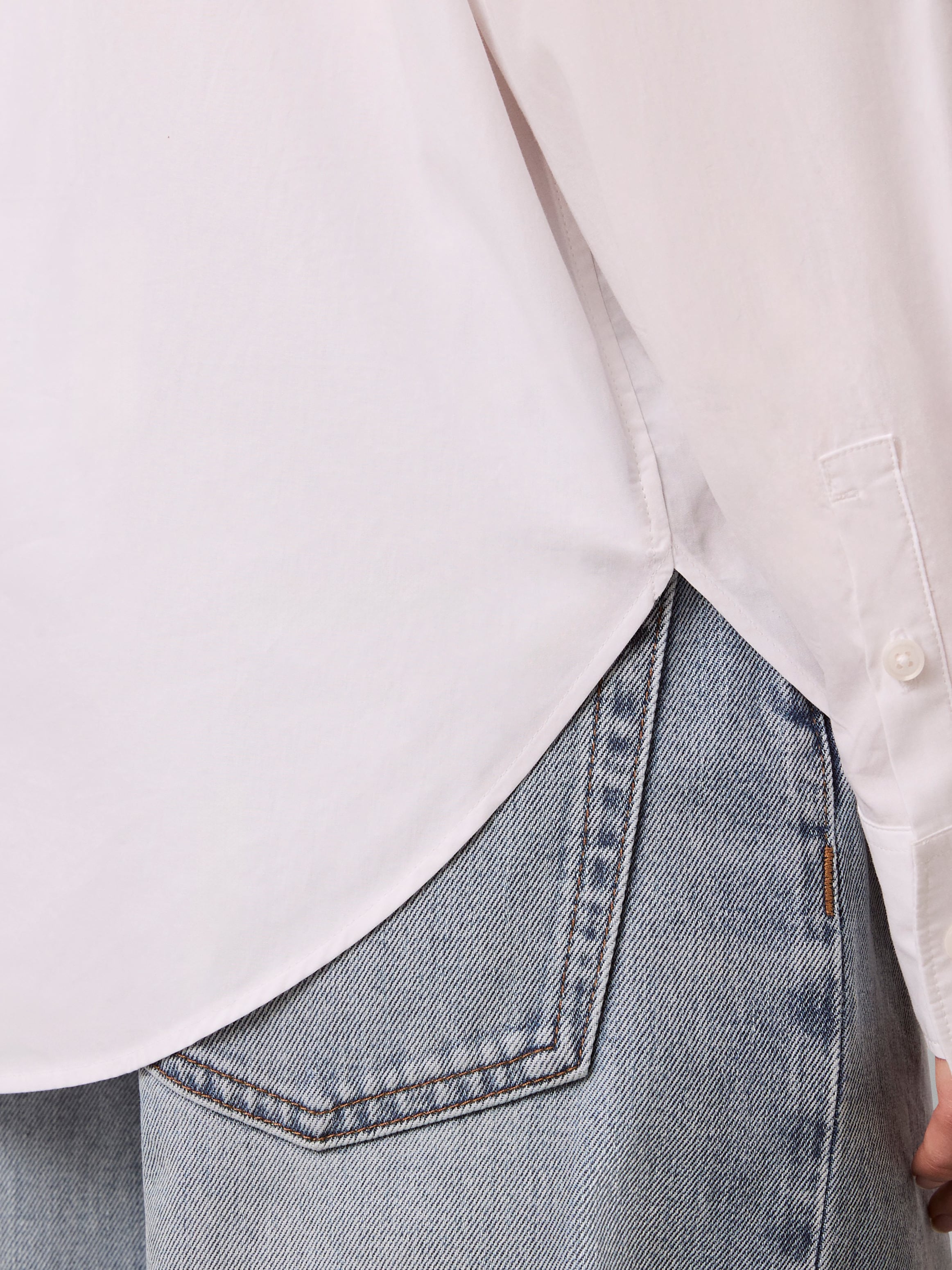 Calvin Klein Jeans Blouse chemise »COTTON POPLIN RELAXED SHIRT« Regular fit avec col chemise