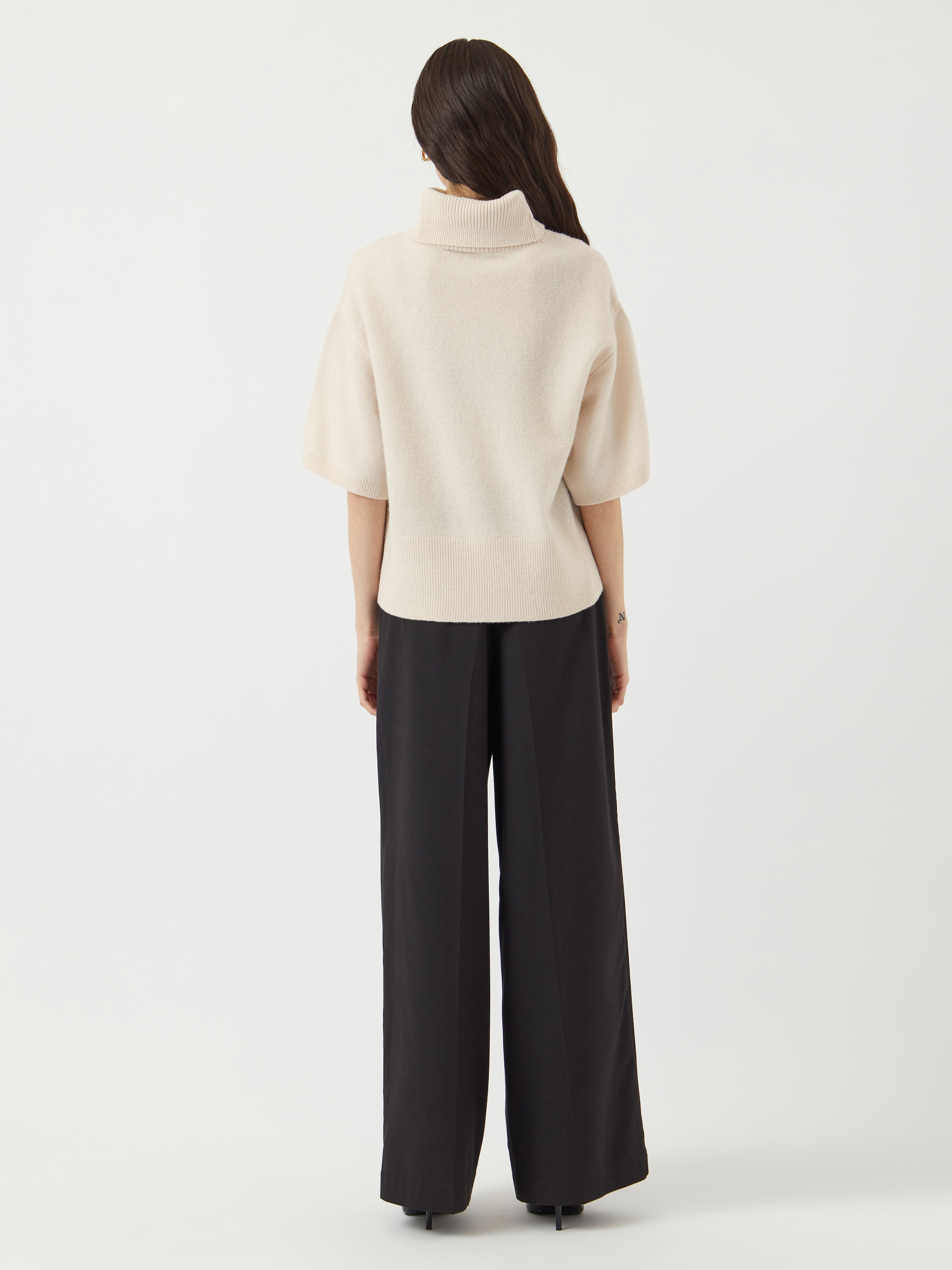 Y.A.S Pull en tricot »YASEMILA 2/4 WOOL KNIT PULLOVER S. NOOS« regular fit, reine Wolle