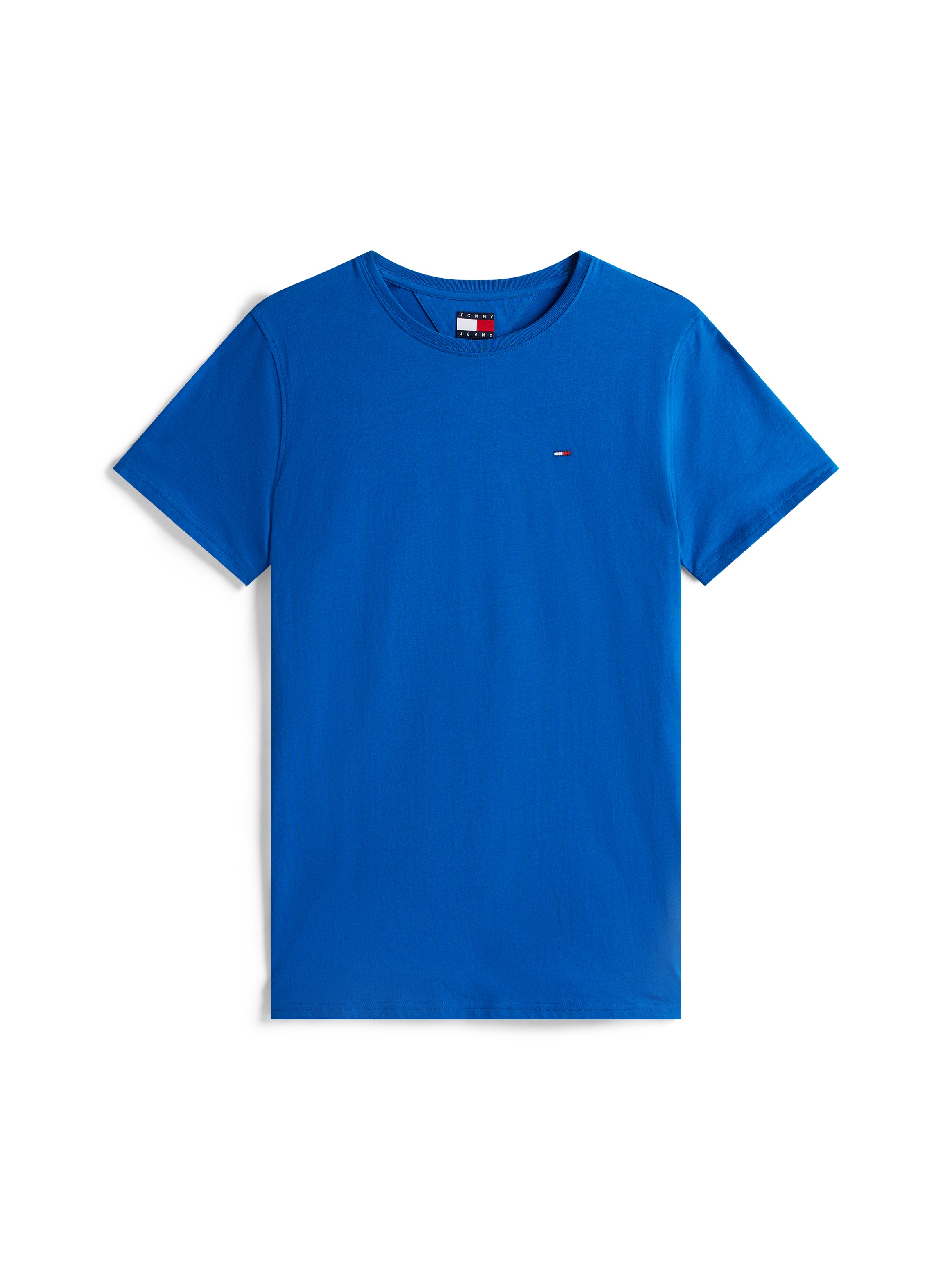 Tommy Jeans T-shirt »TJM ESSENTIAL SOLID TEE« mit Rundhalsausschnitt und dezenter Logo-Flag