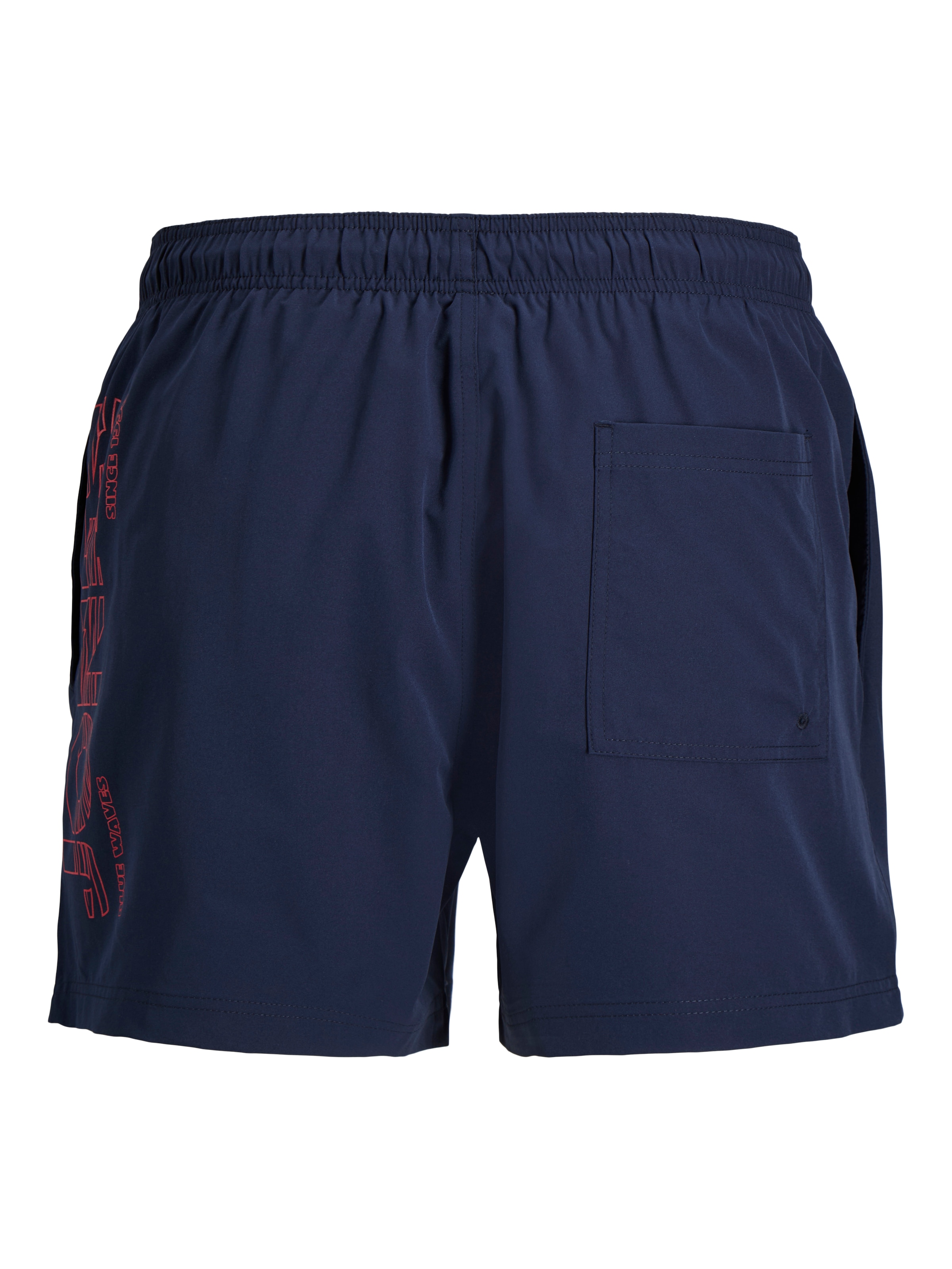 Jack & Jones PlusSize Short de bain »JPSTMAUI WAVE LOGO SWIM SHORTS SN PLS« Fibres synthétiques, avec ceinture élastique, coupe normale
