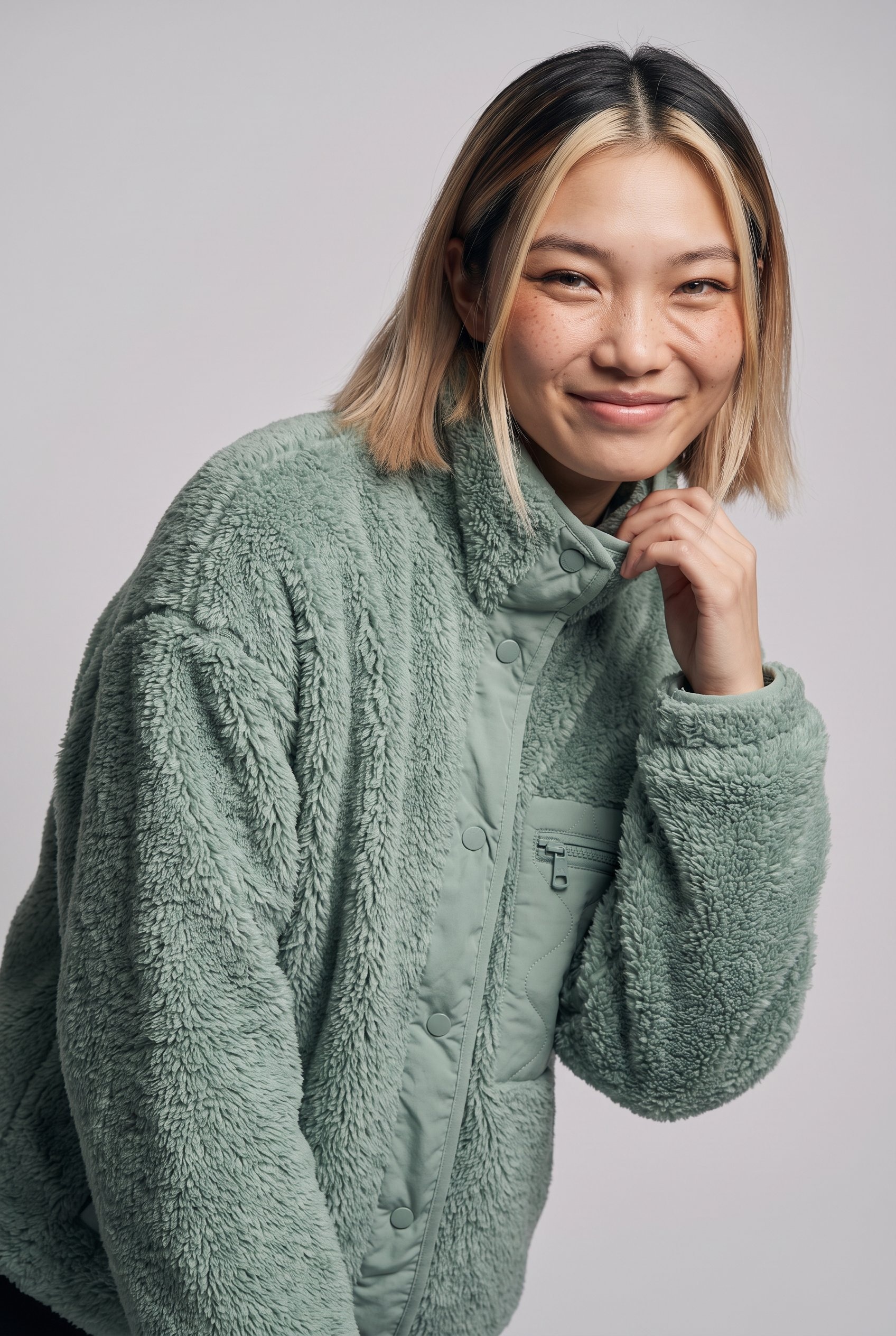 ONLY Veste en peluche »ONLCONTACT LIFE OVERSIZED CC OTW« sans capuche fibre synthétique