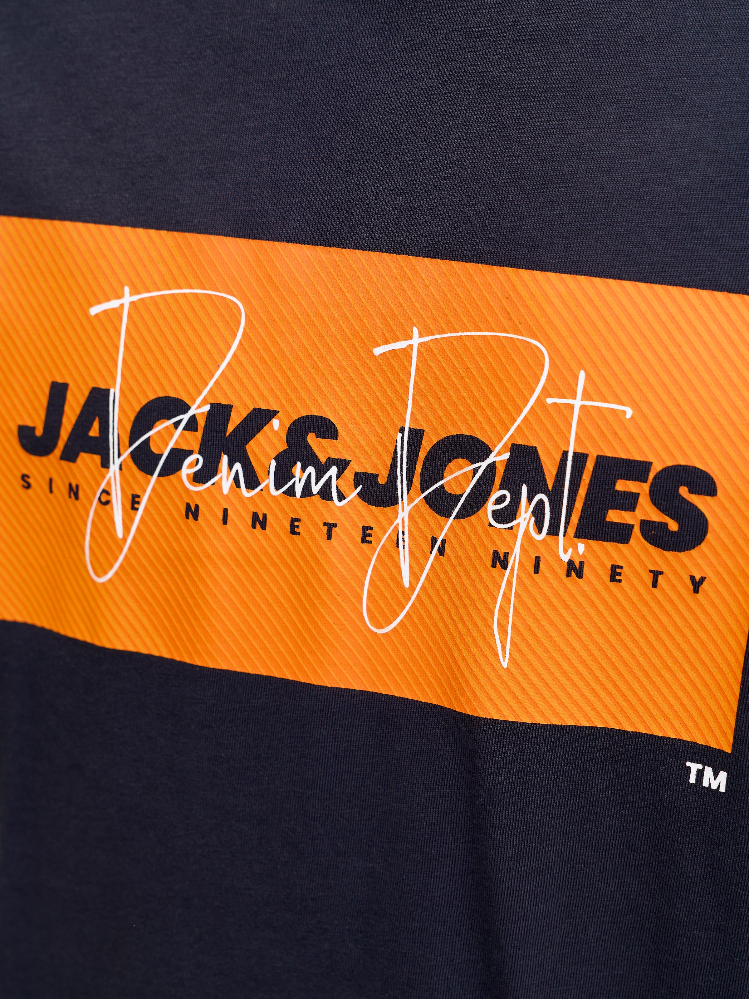 Jack & Jones PlusSize Shirt à col rond »JJCOLE PRINT TEE SS CREW NECK PLS«