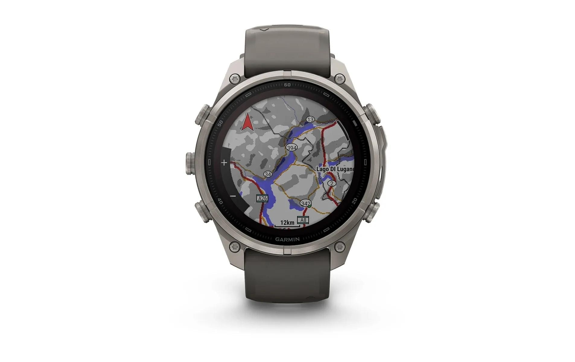 Garmin Smartwatch »Fenix 9 Pro inReach Solar Titan Silikon«