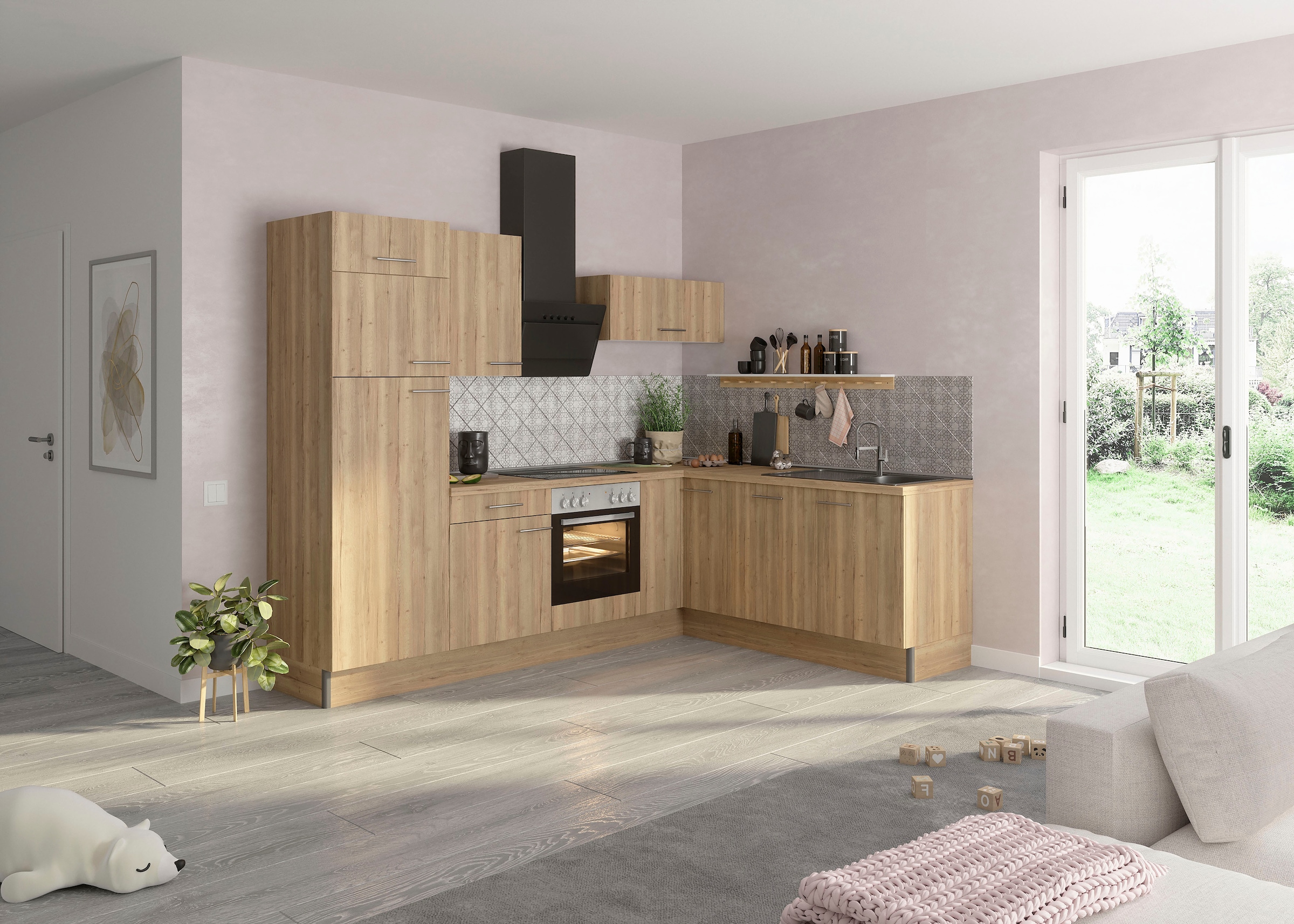 OPTIFIT Cuisine »Klara« 270 x 200 cm breit, wahlweise mit E-Geräten