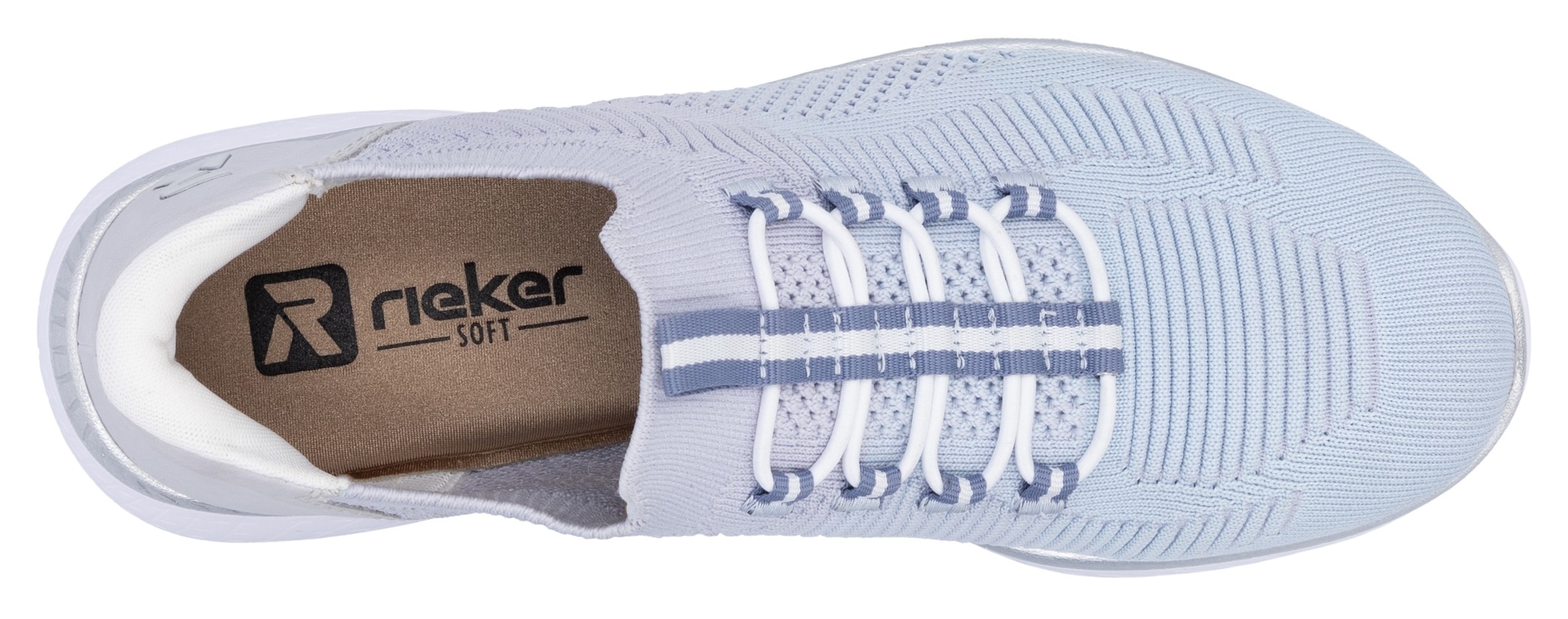RIEKER Sport Baskets slip-on »Ready2GO«  , Halbschuh, Freizeitschuh, Slipper mit MemoSoft-Innensohle