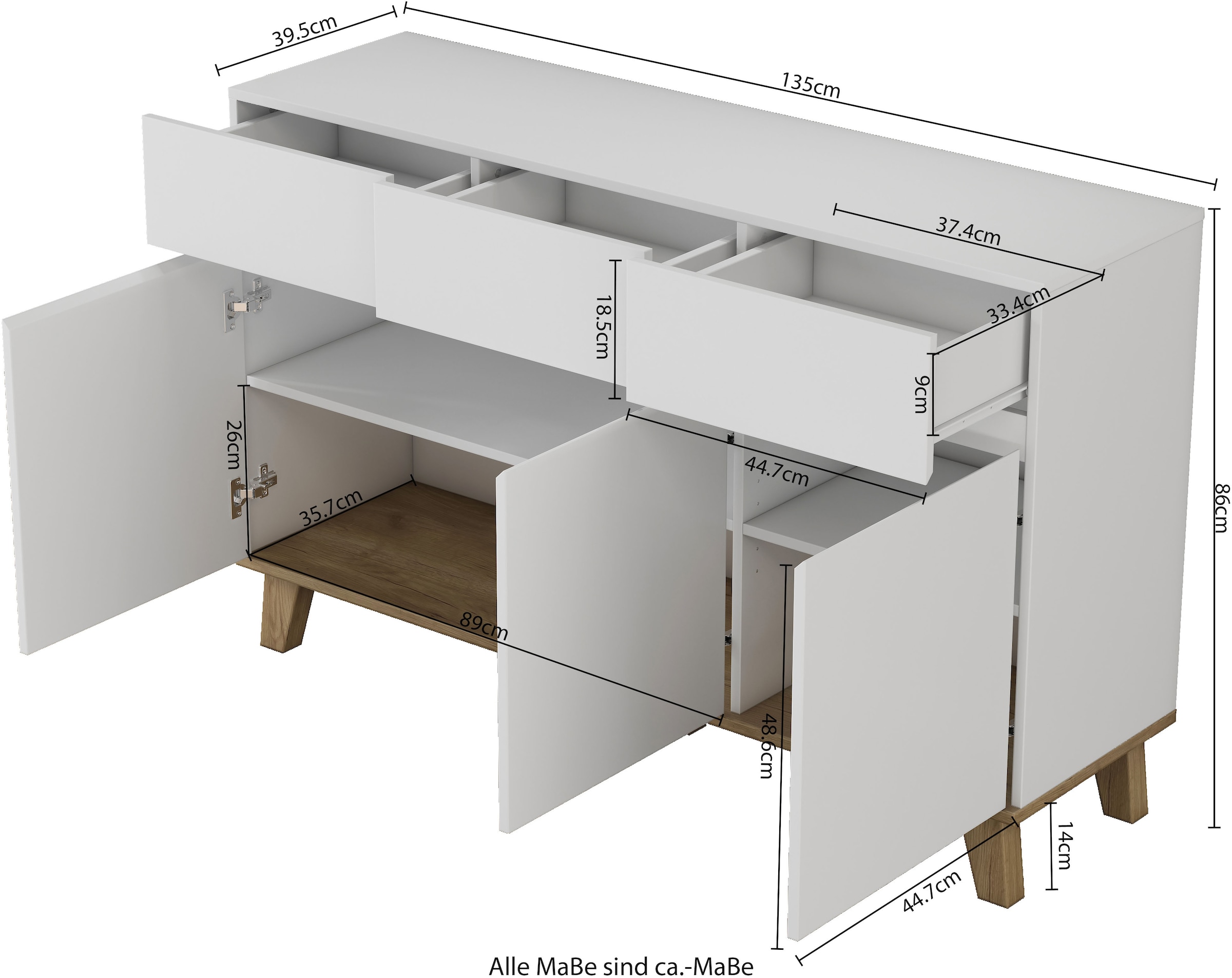 GOODproduct Sideboard »Haily«