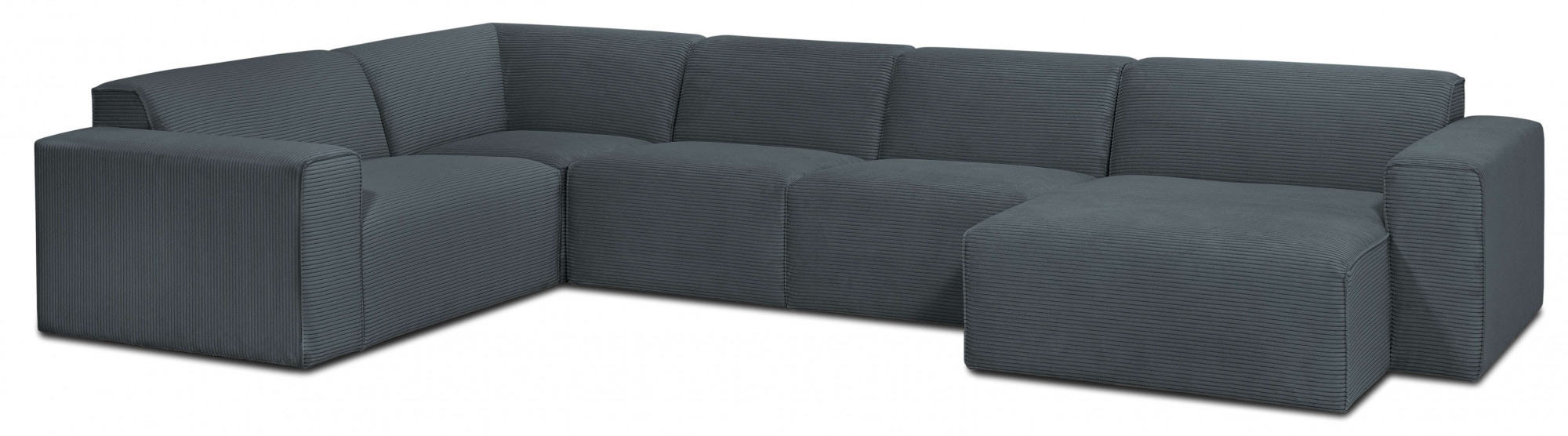 GOODproduct Wohnlandschaft »Clayton Breite 371 cm, U-Form« in einem trendigen Cord-Bezug, verschiedene Kombinationen verfügbar