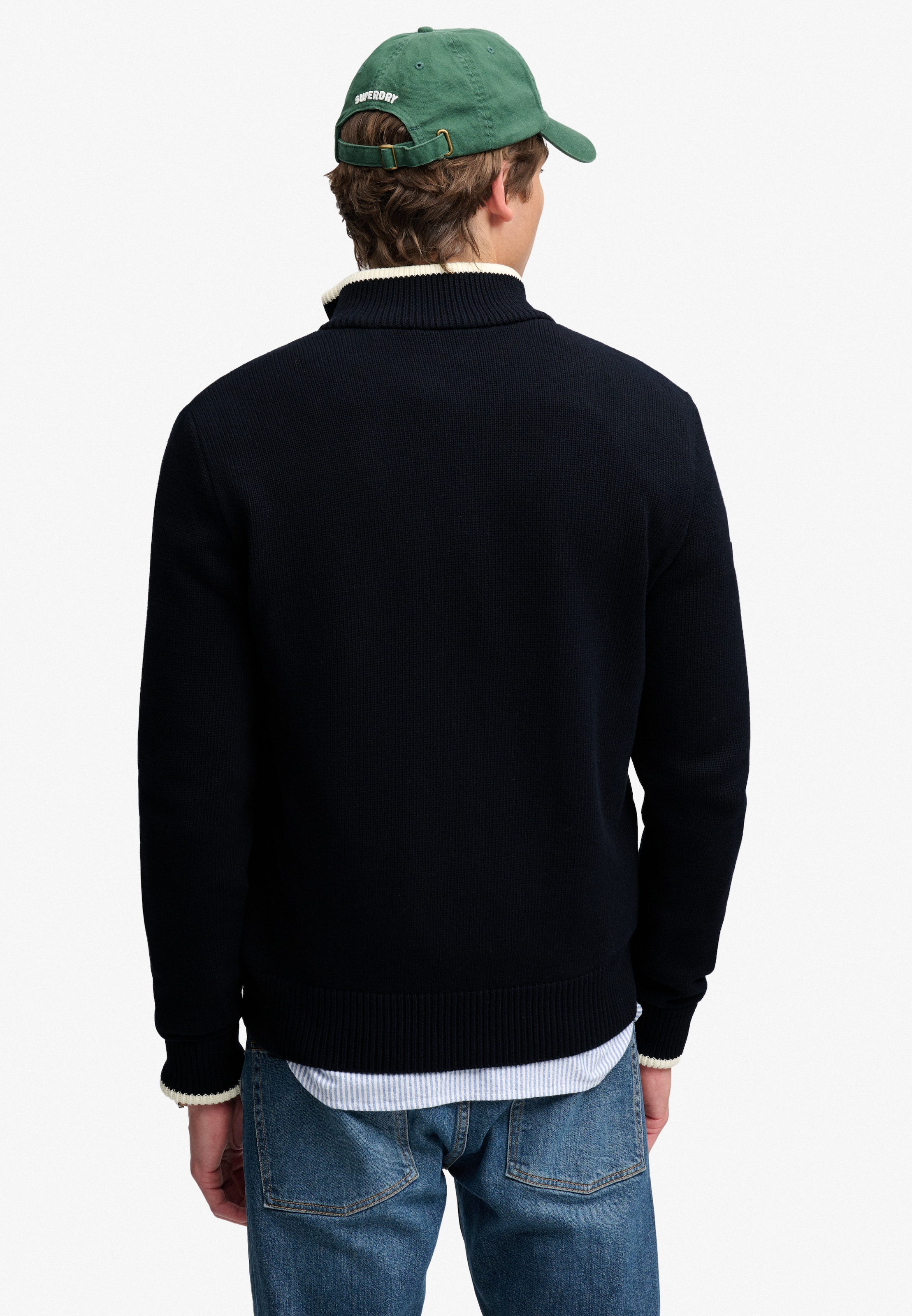 Superdry Blouson »STRAIGHT BAFFLE HYBRID JKT« fibre synthétique, coupe slim
