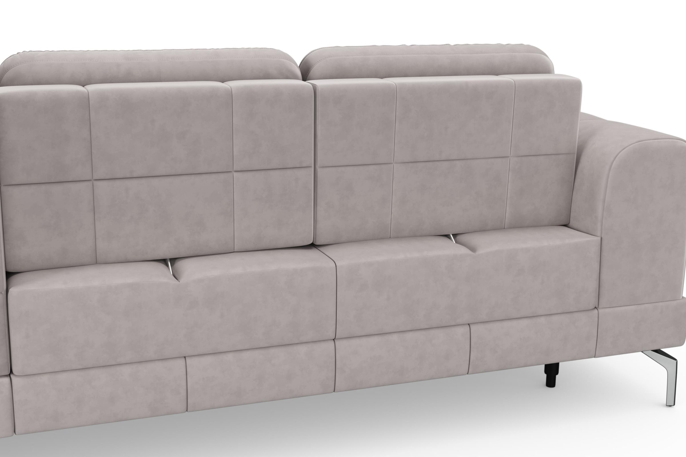 sit&more Ecksofa »Bendigo L-Form« inklusive Sitztiefenverstellung, Bodenfreiheit 15 cm, 2 Fussfarben