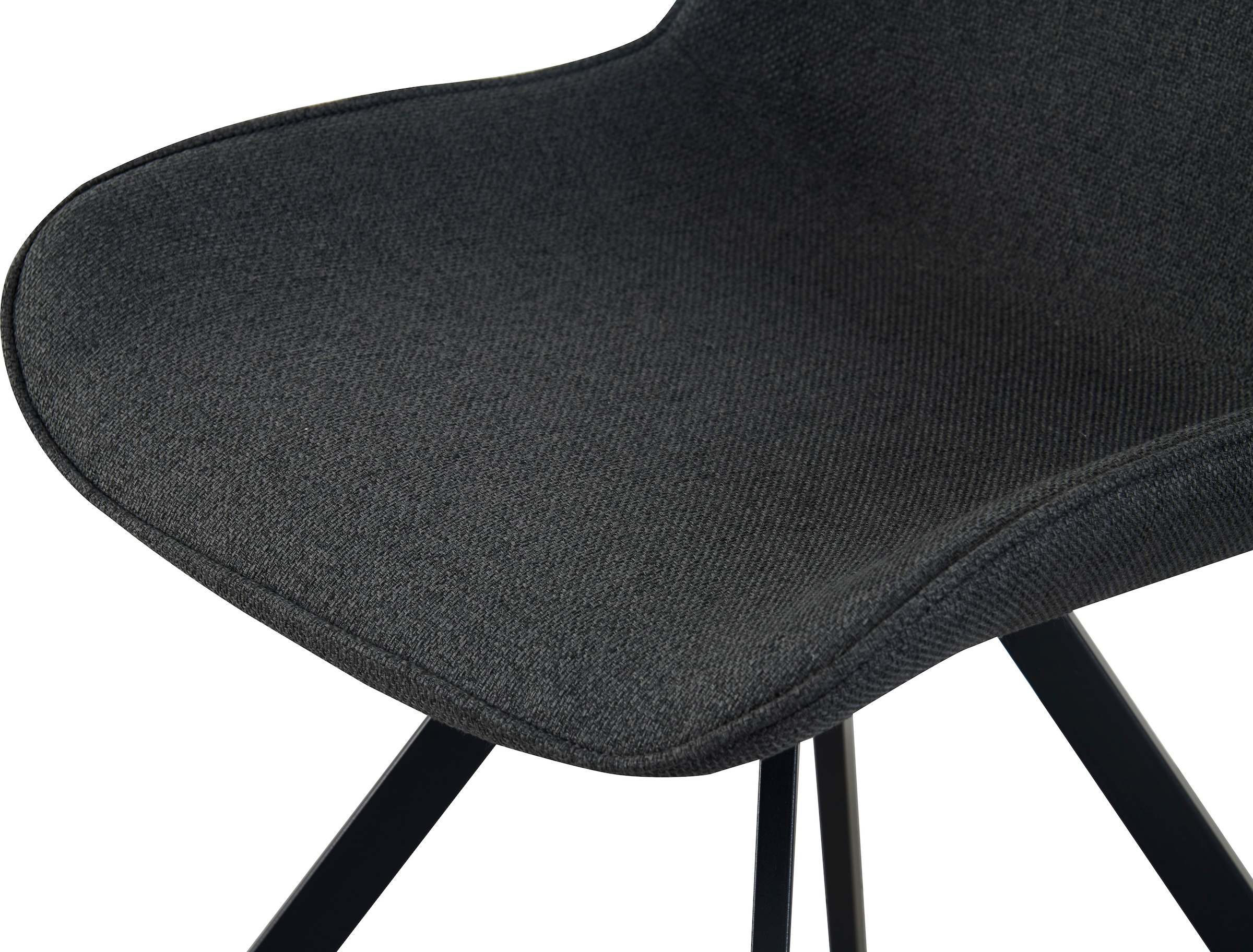 Home affaire Drehstuhl »INUVIK, 2er Set, mit Metallgestell in matt schwarz« (Set) 2 Stk.in verschiedenen Farben, Belsatbarkeit pro Stuhl 120 kg