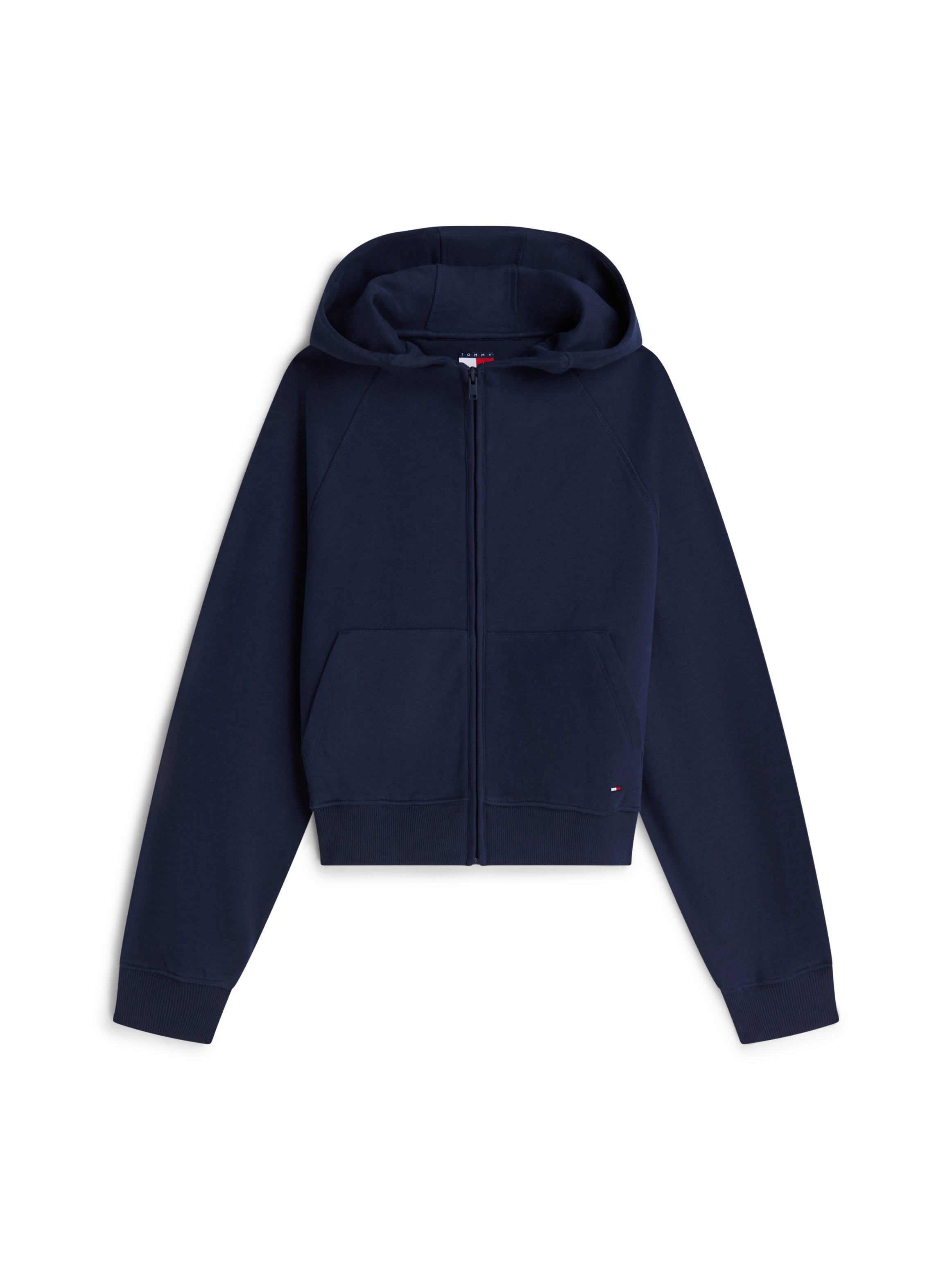 Tommy Jeans Sweat à capuche »TJW BXY S FLAG ZIP THRU HOODIE« Coton, capuche, poche kangourou