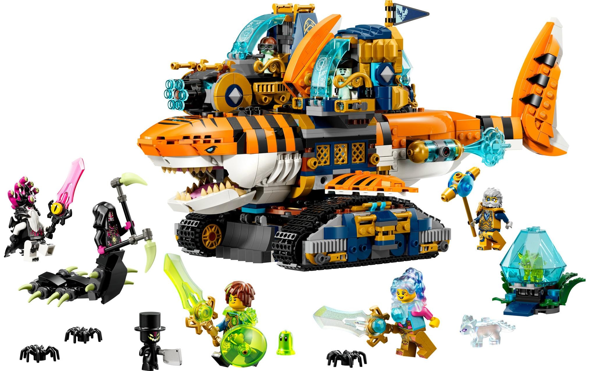 LEGO® Konstruktionsspielsteine »DreamZzz Tigerhai-Fahrzeug 71515«