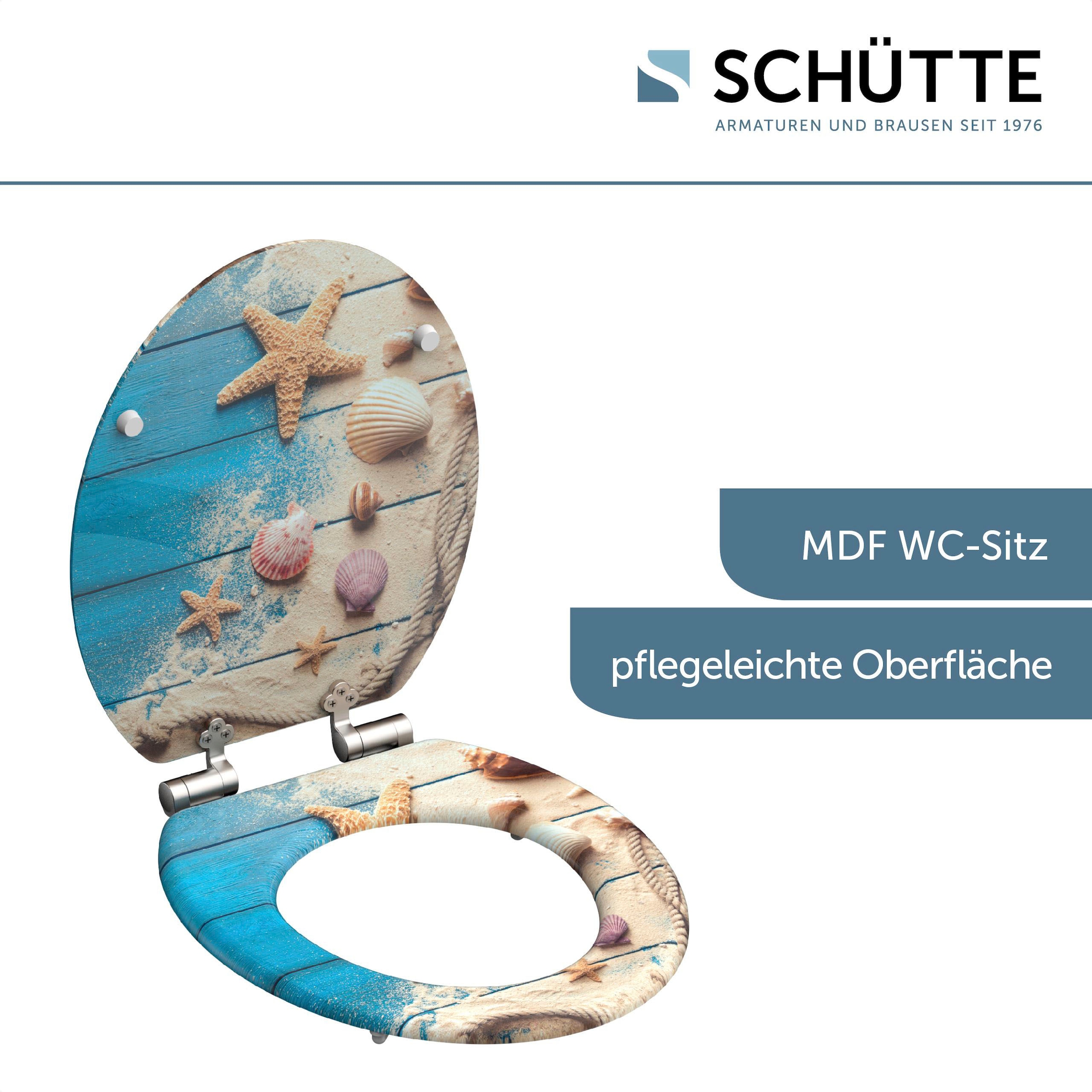 Schütte WC-Sitz »BEACH AND WOOD« Toilettendeckel, mit Absenkautomatik
