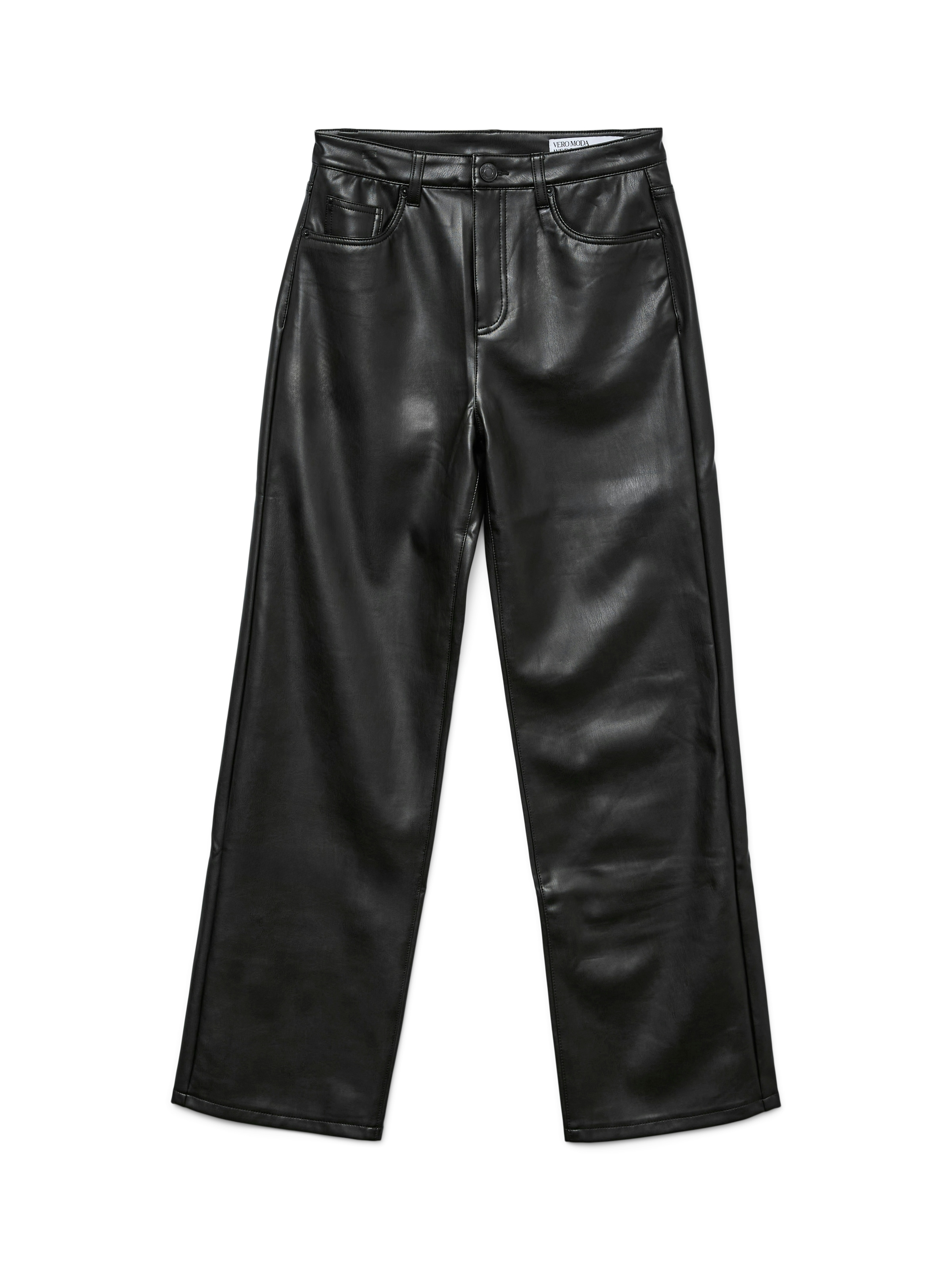 Vero Moda Lederimitathose »VMTESSA HR WIDE PL PANTS NOOS«